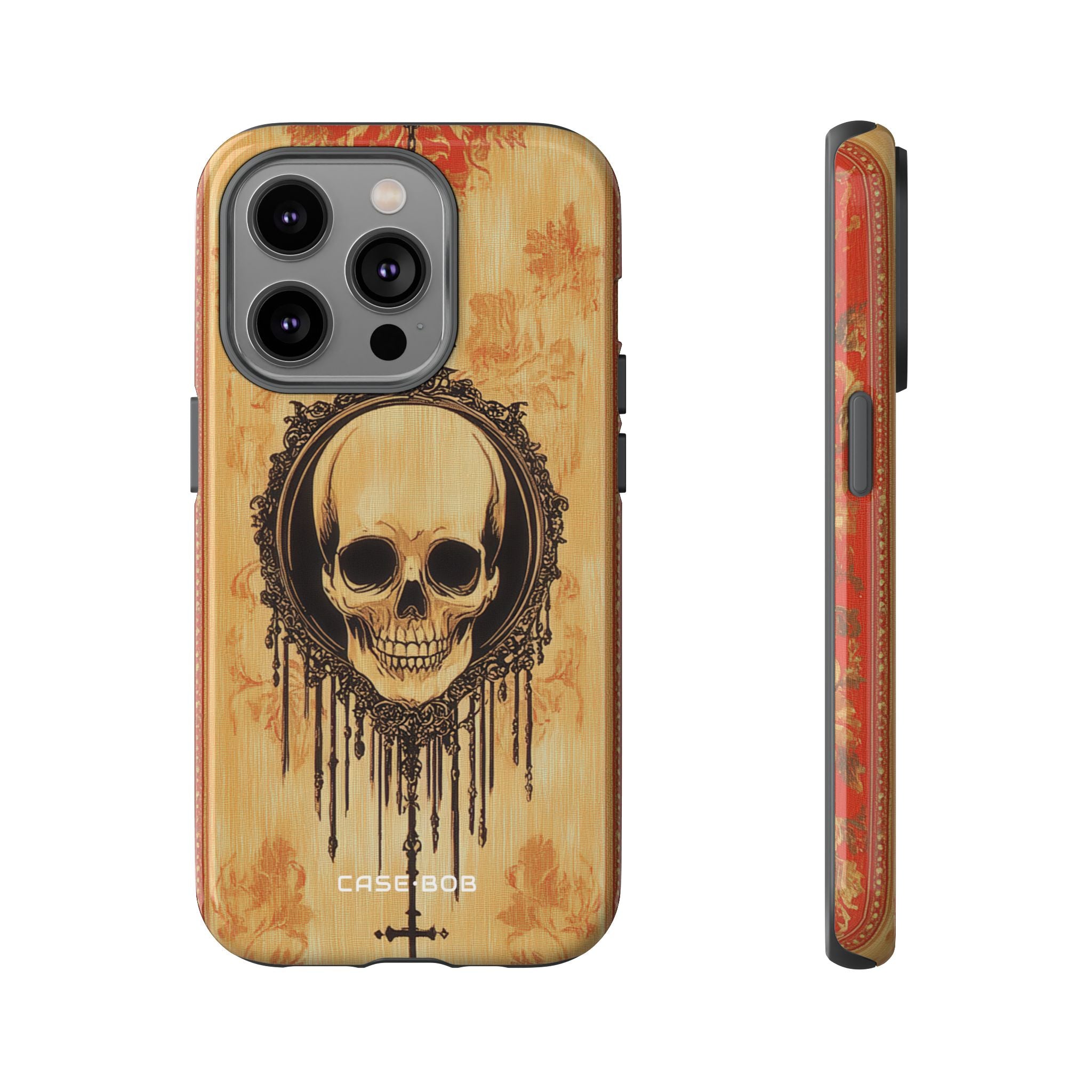 Skull Anhänger iPhone 14 Pro Case - Tough