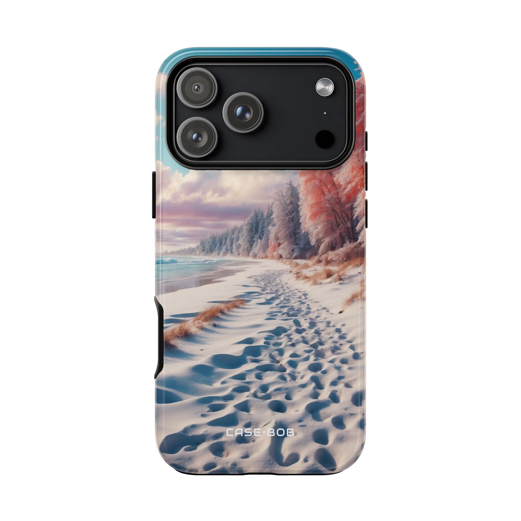 Snowy Footprints iPhone 17 Pro Max Case - Tough - CASE•BOB