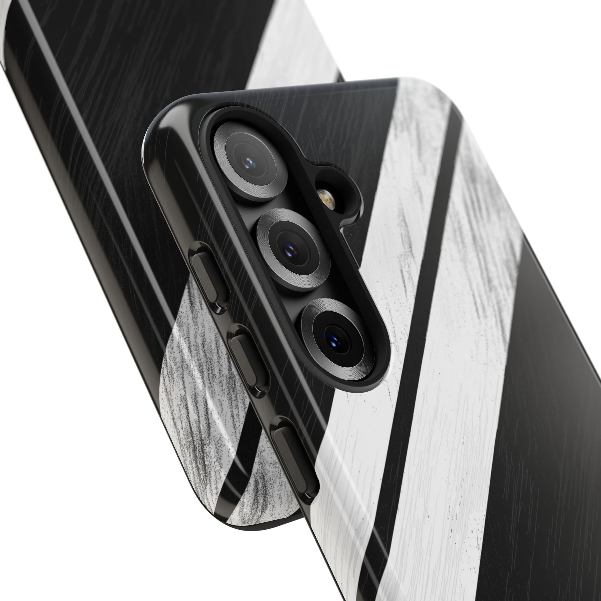 Distressed Stripe Motion Samsung S25 Skal - Tough