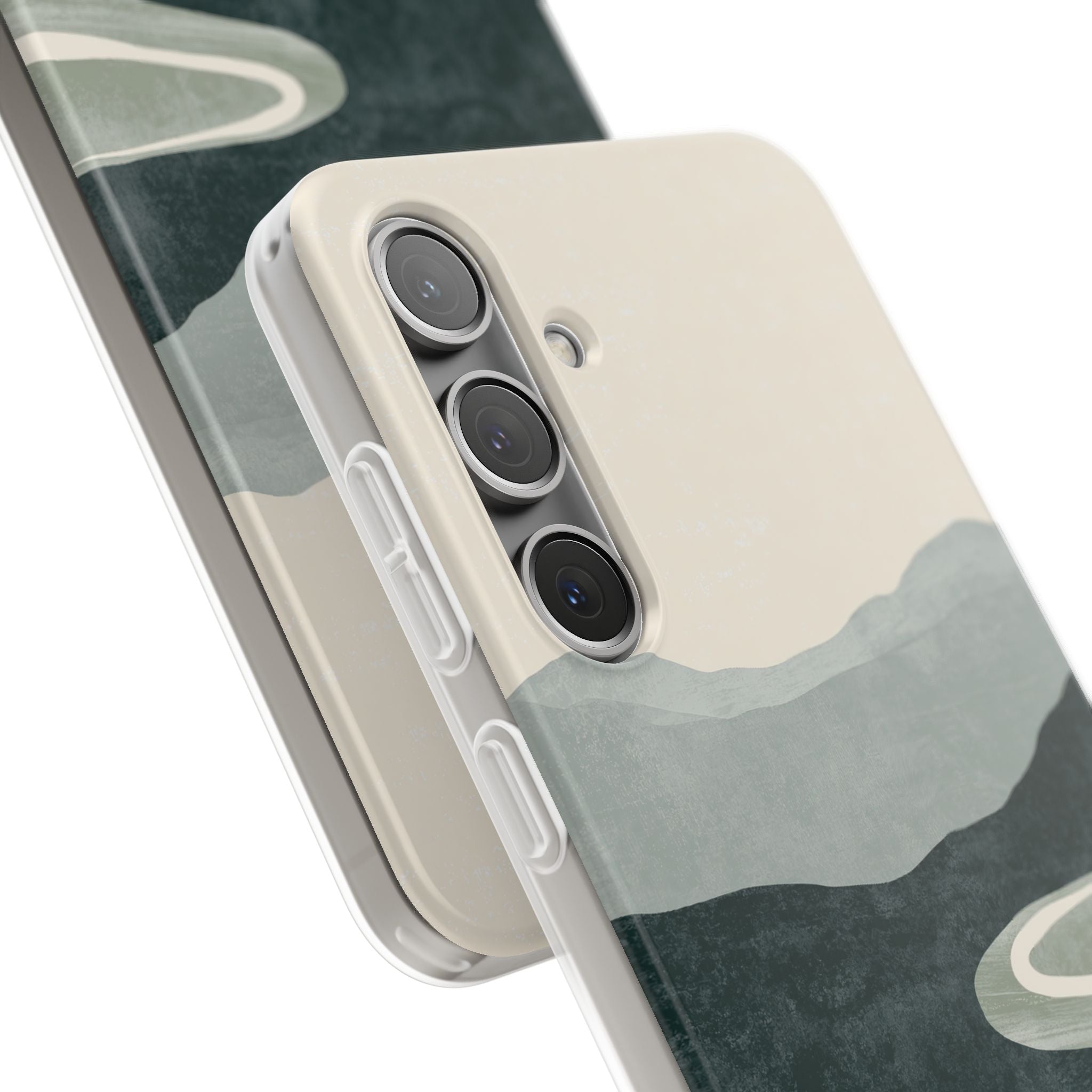 Green Lite Phone Case for Samsung - Misty Sage Valley