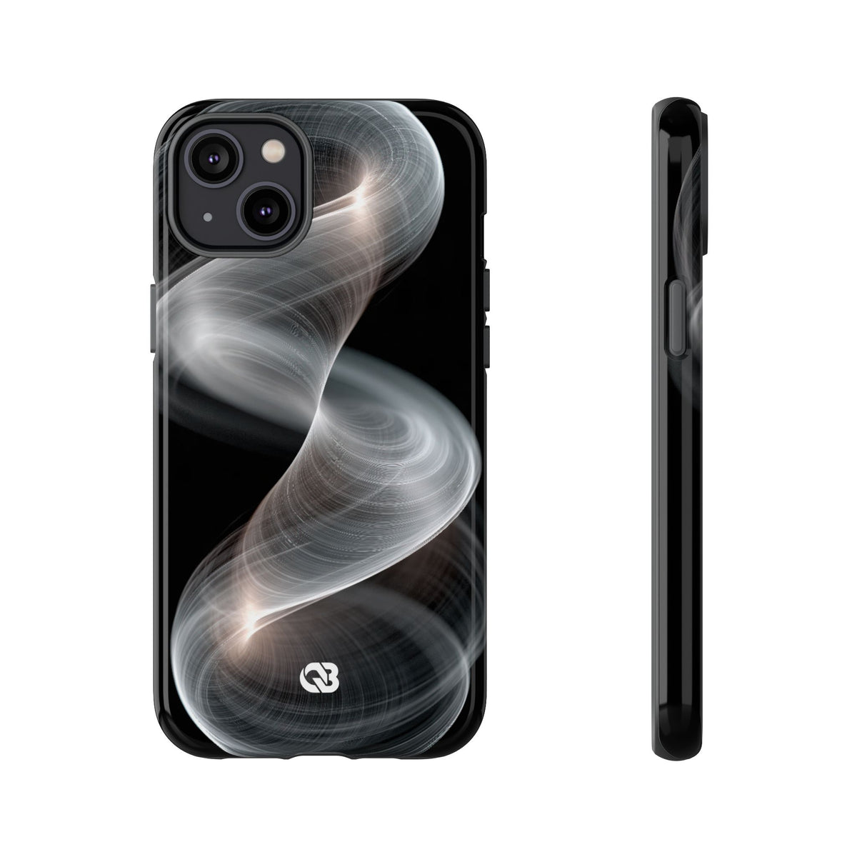 Luminous Vortex · Tough Phone Case for iPhone · Black