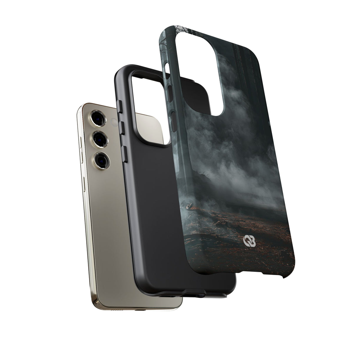 Shadowed Pine Mist · Tough Phone Case for Samsung · Black