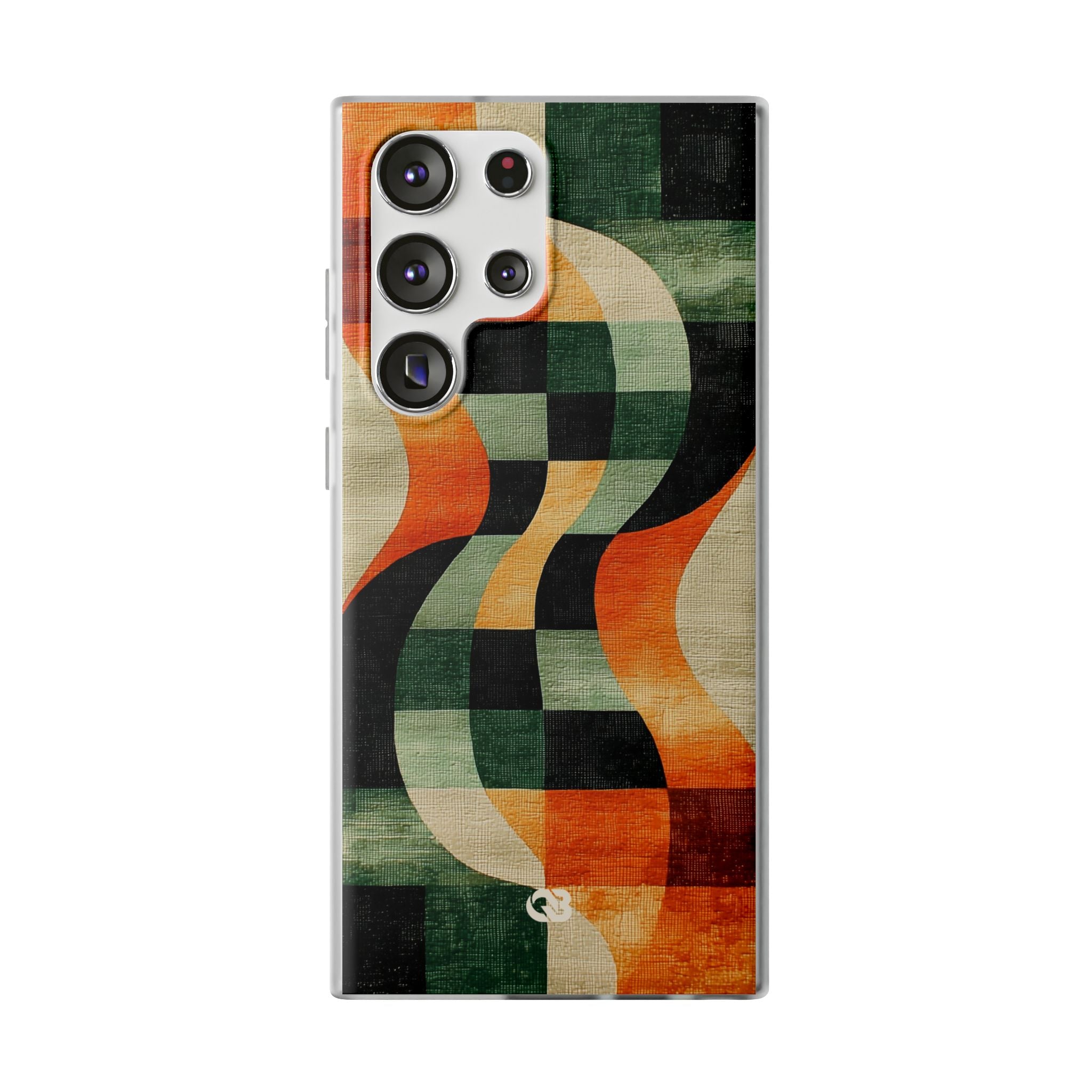 Burnt Orange Curve · Soft Handyhülle für Samsung