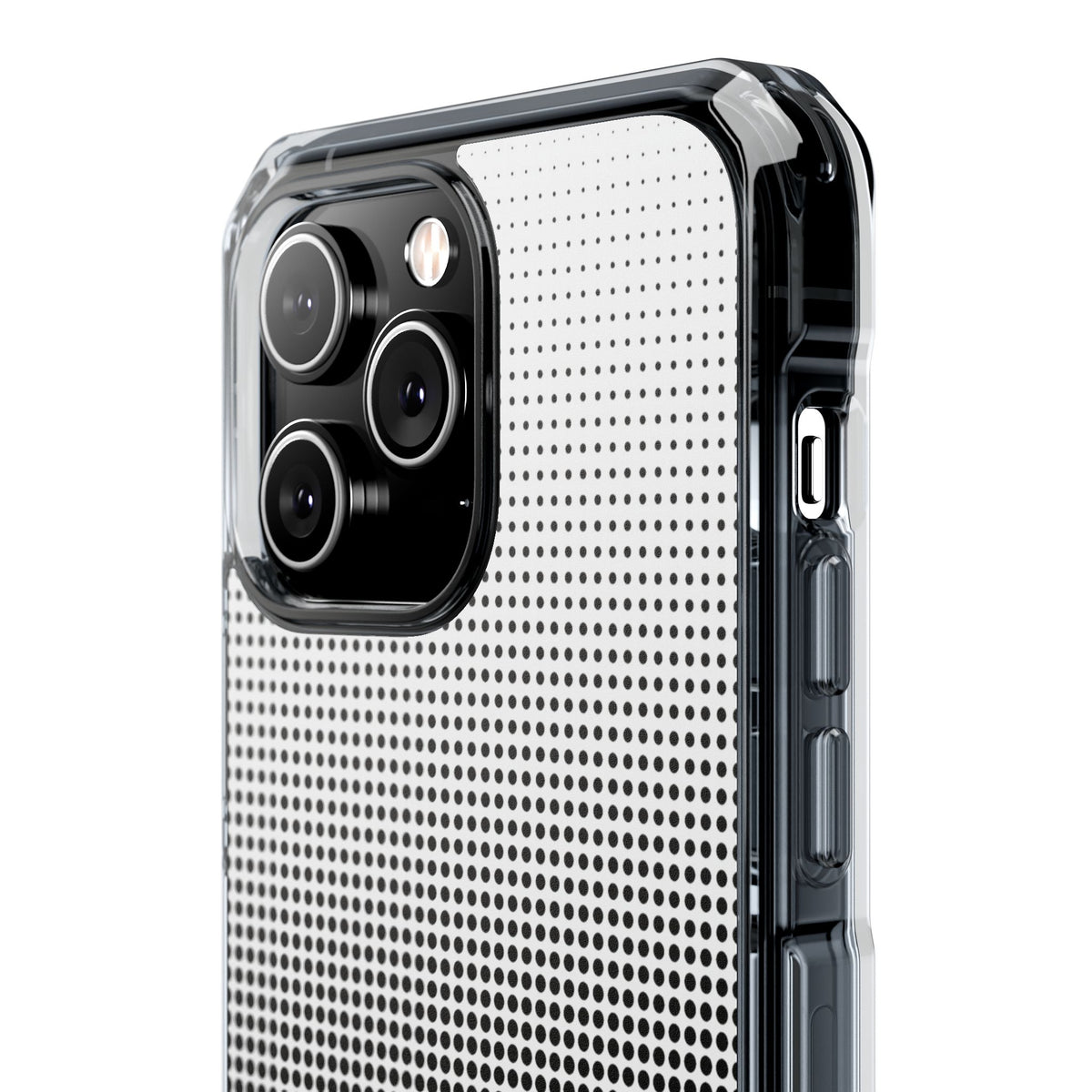 Black Impact MagSafe Phone Case for iPhone - Obsidian Halftone Flux
