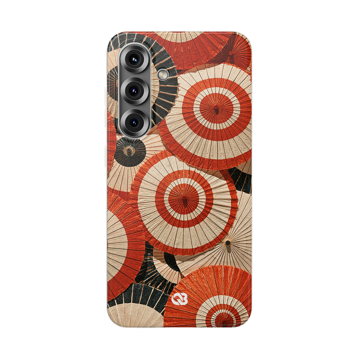 Vermilion Wagasa Motif · Lite Phone Case for Samsung · Red
