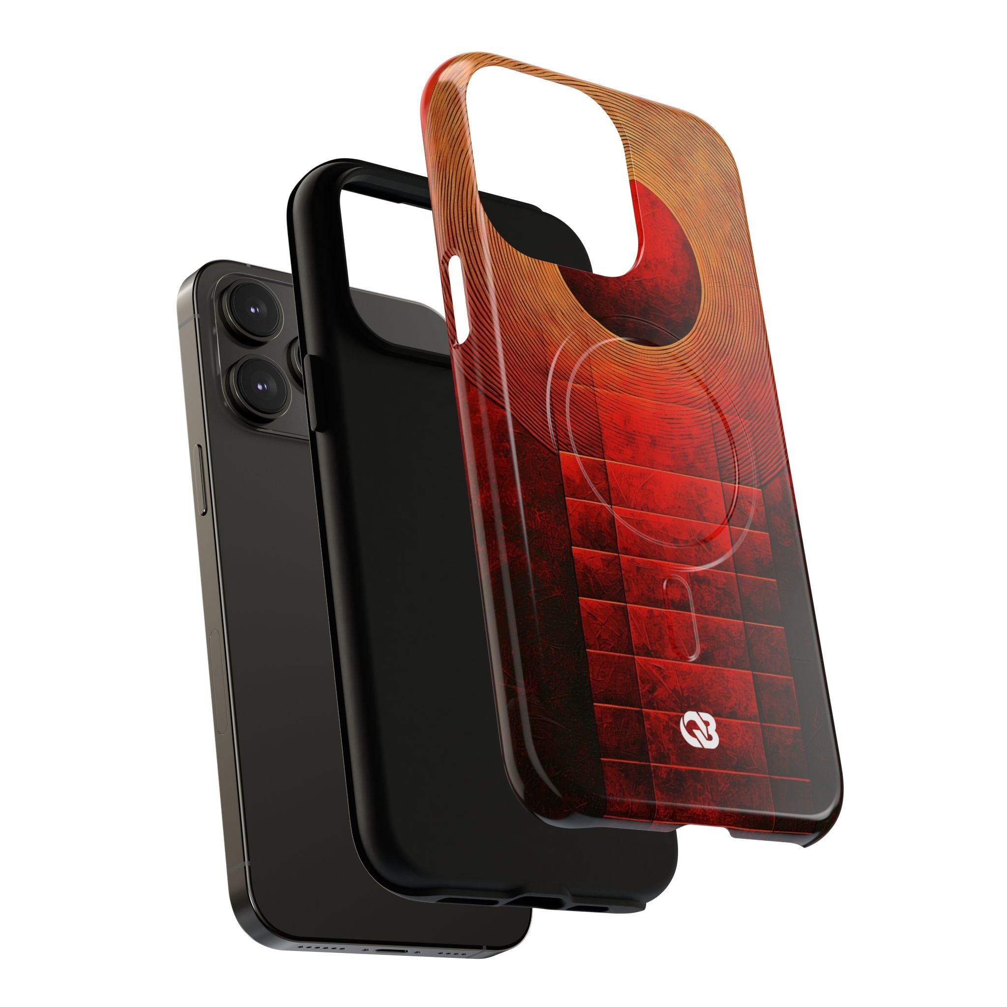 Crimson Solar Halo · Tough+ Capa para iPhone · Magsafe