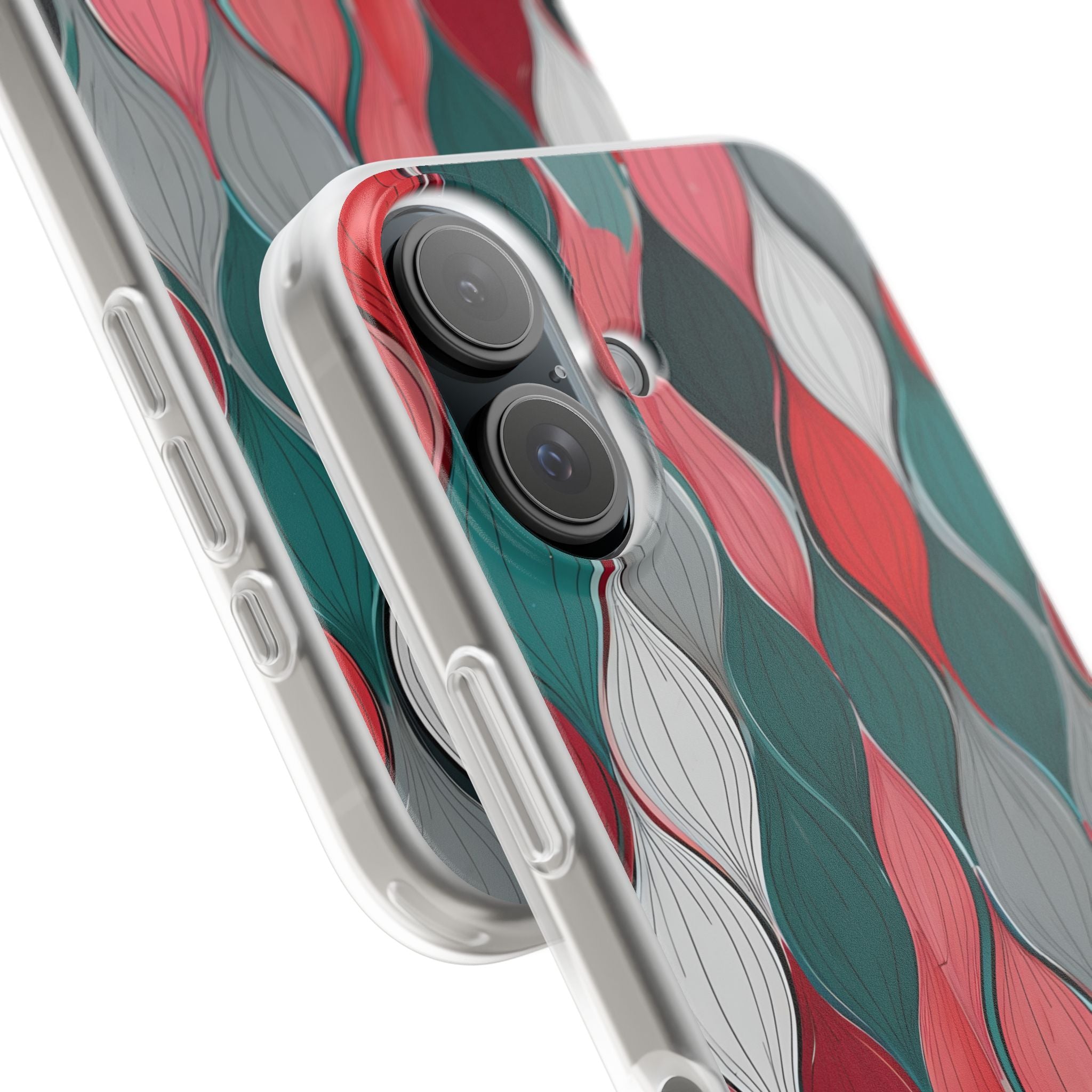 Slate Rose Ripple · Soft Phone Case for iPhone