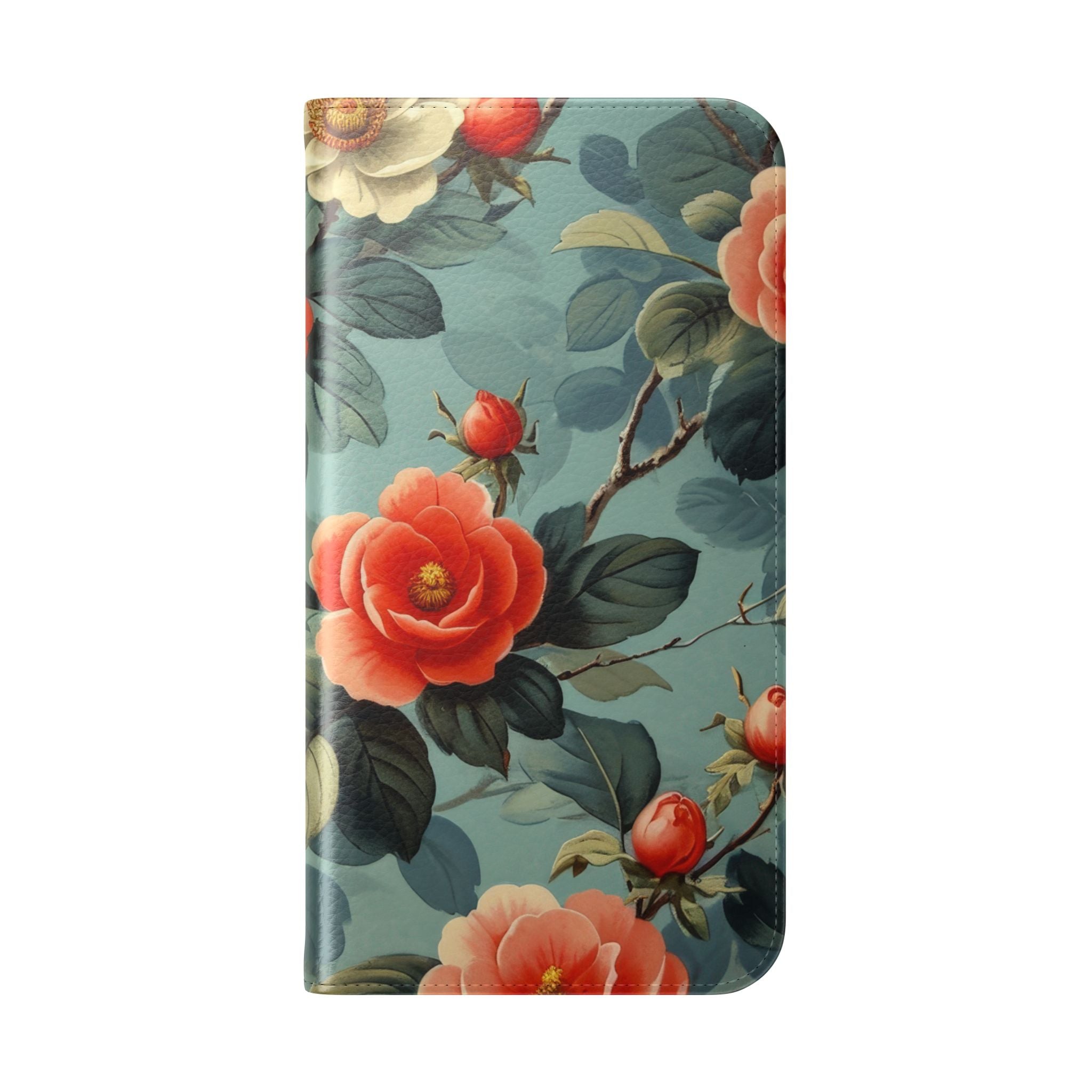 Pink Camellia - iPhone 16 Plus Case - Wallet