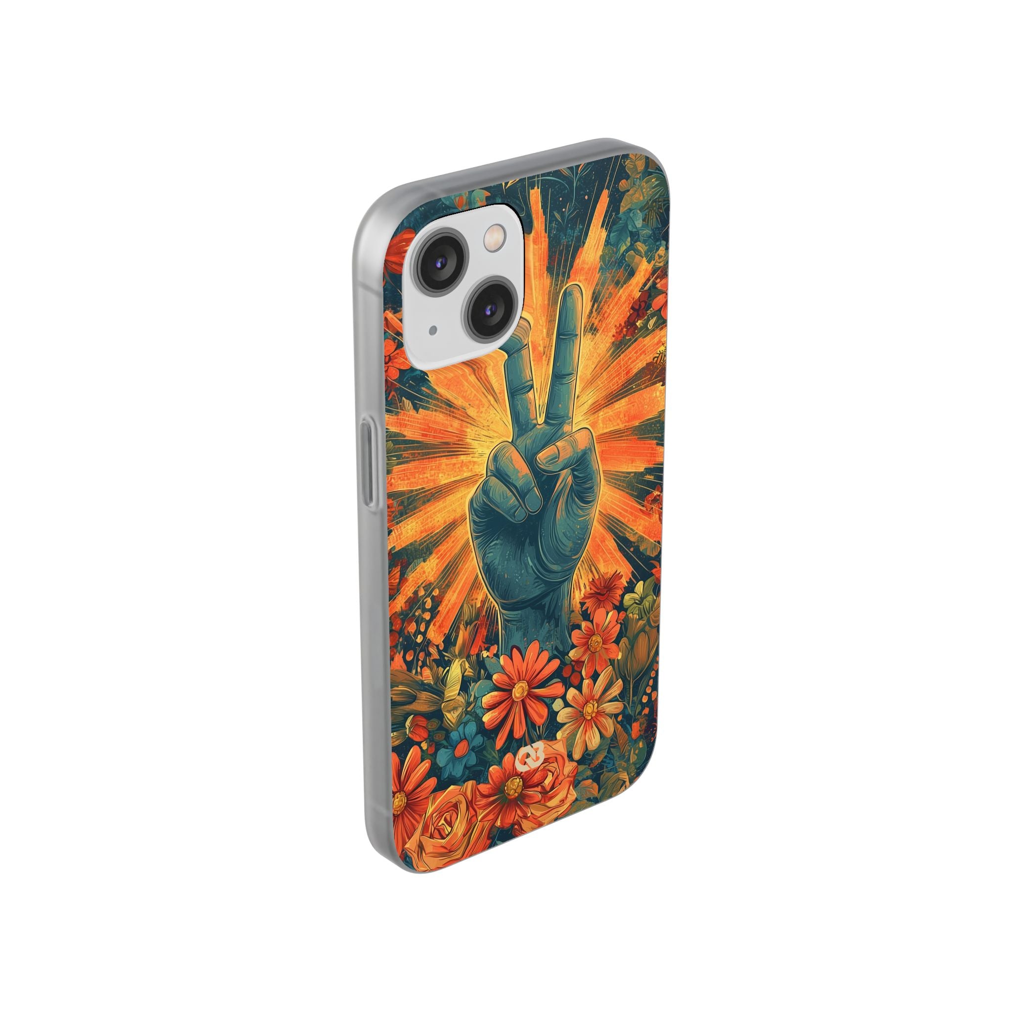 Radiant Peace Bloom · Soft Phone Case for iPhone