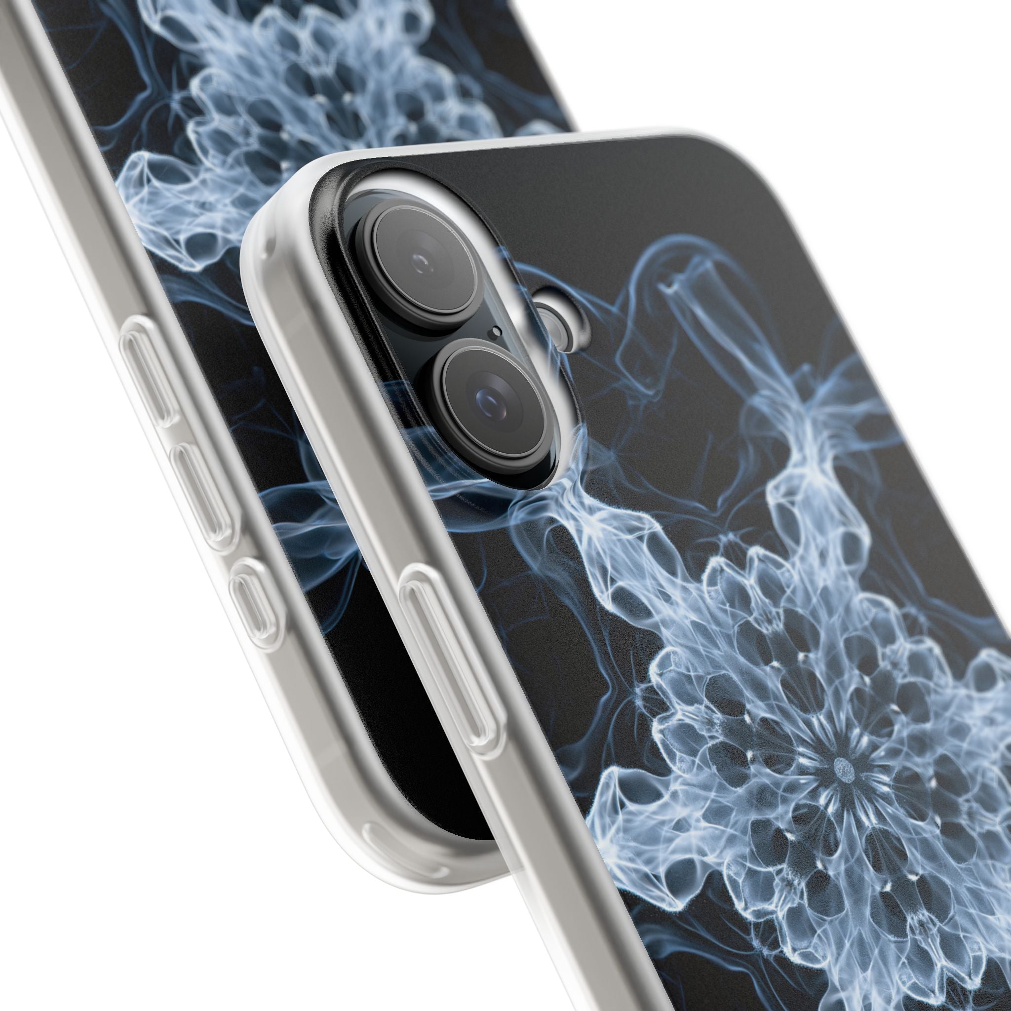 Blue Lite Phone Case for iPhone - Glacial Smoke Crown