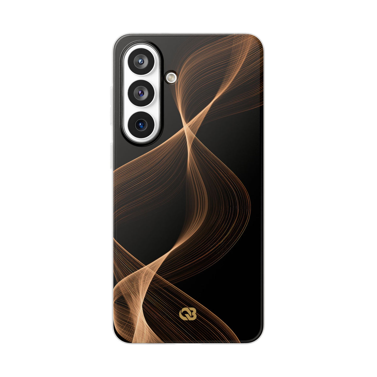 Amber Contour Flow · Lite Phone Case for Samsung · Black