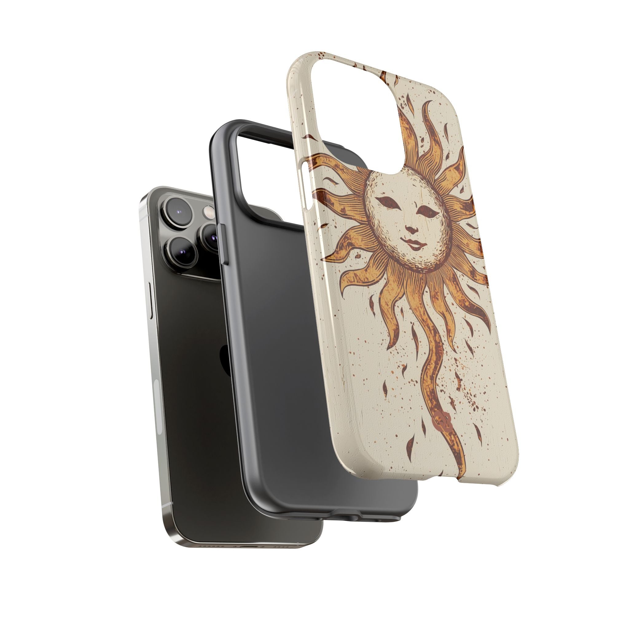 Rustic Solar Mask · Tough Phone Case for iPhone