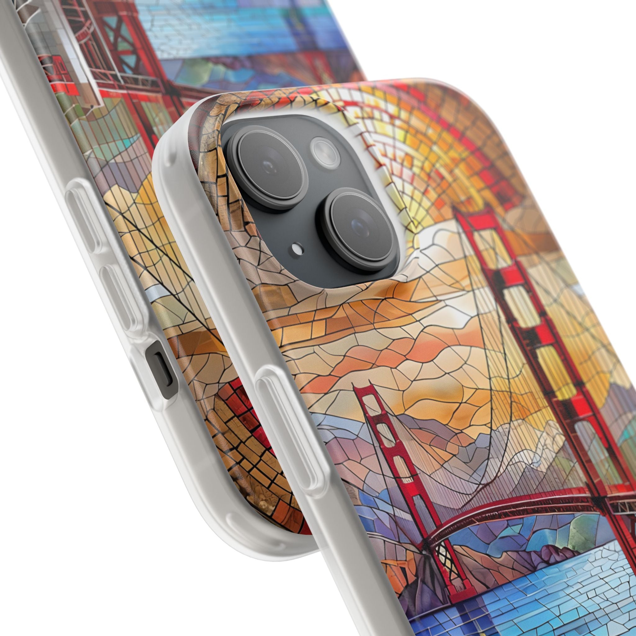 Crimson Arch Coast · Soft Custodia per iPhone