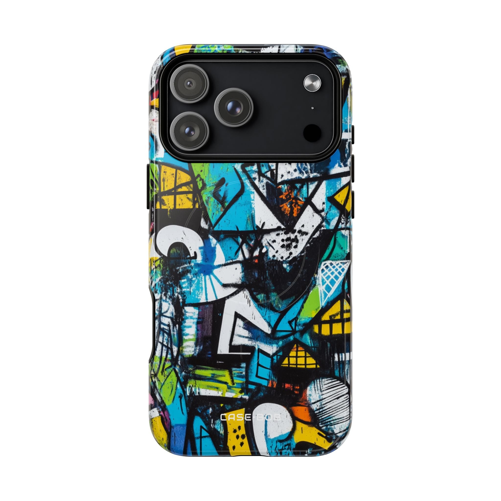 White Ripple Drift iPhone 17 Pro Max Case - Tough+ - CASE•BOB