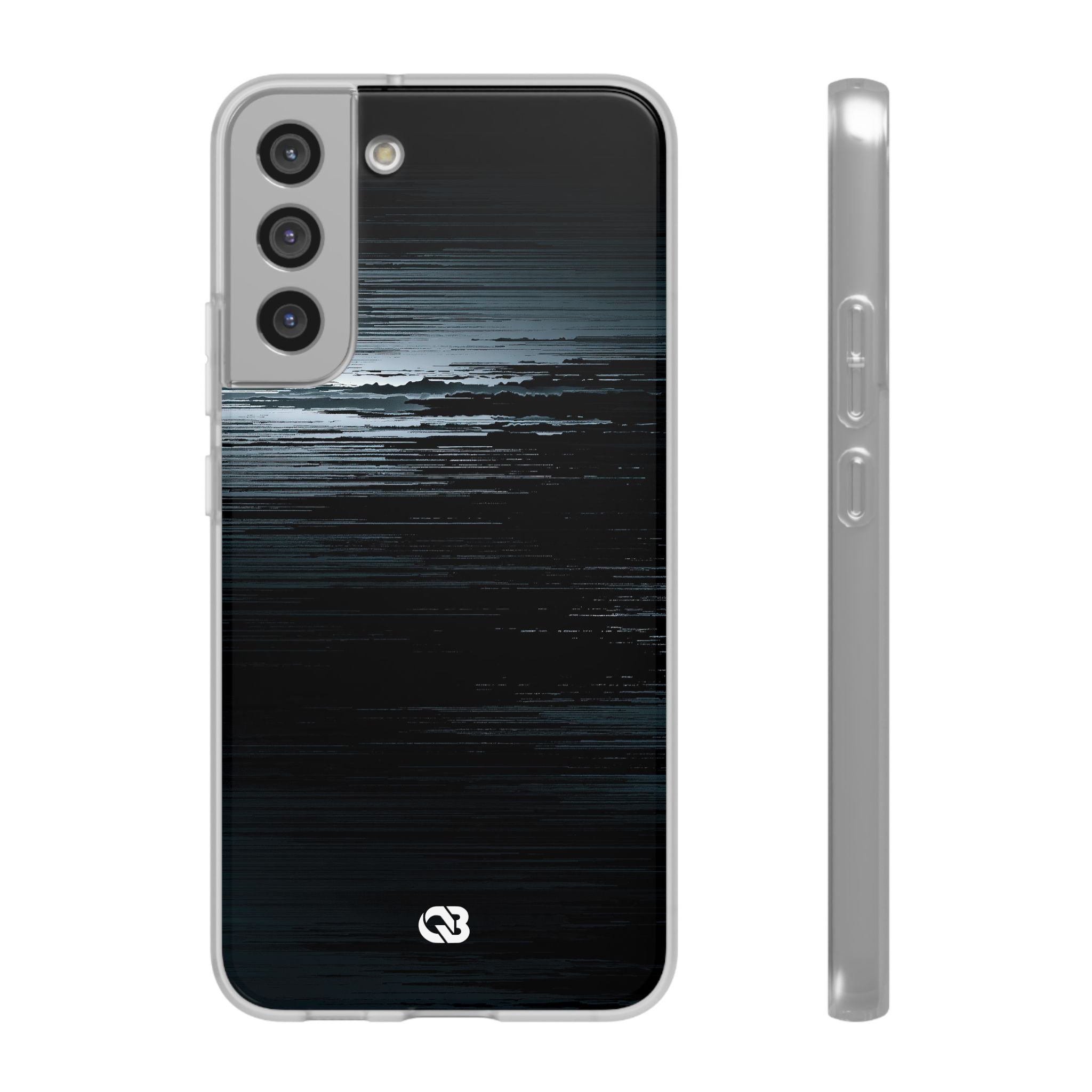 Black Lite Phone Case for Samsung - Frozen Signal Glitch
