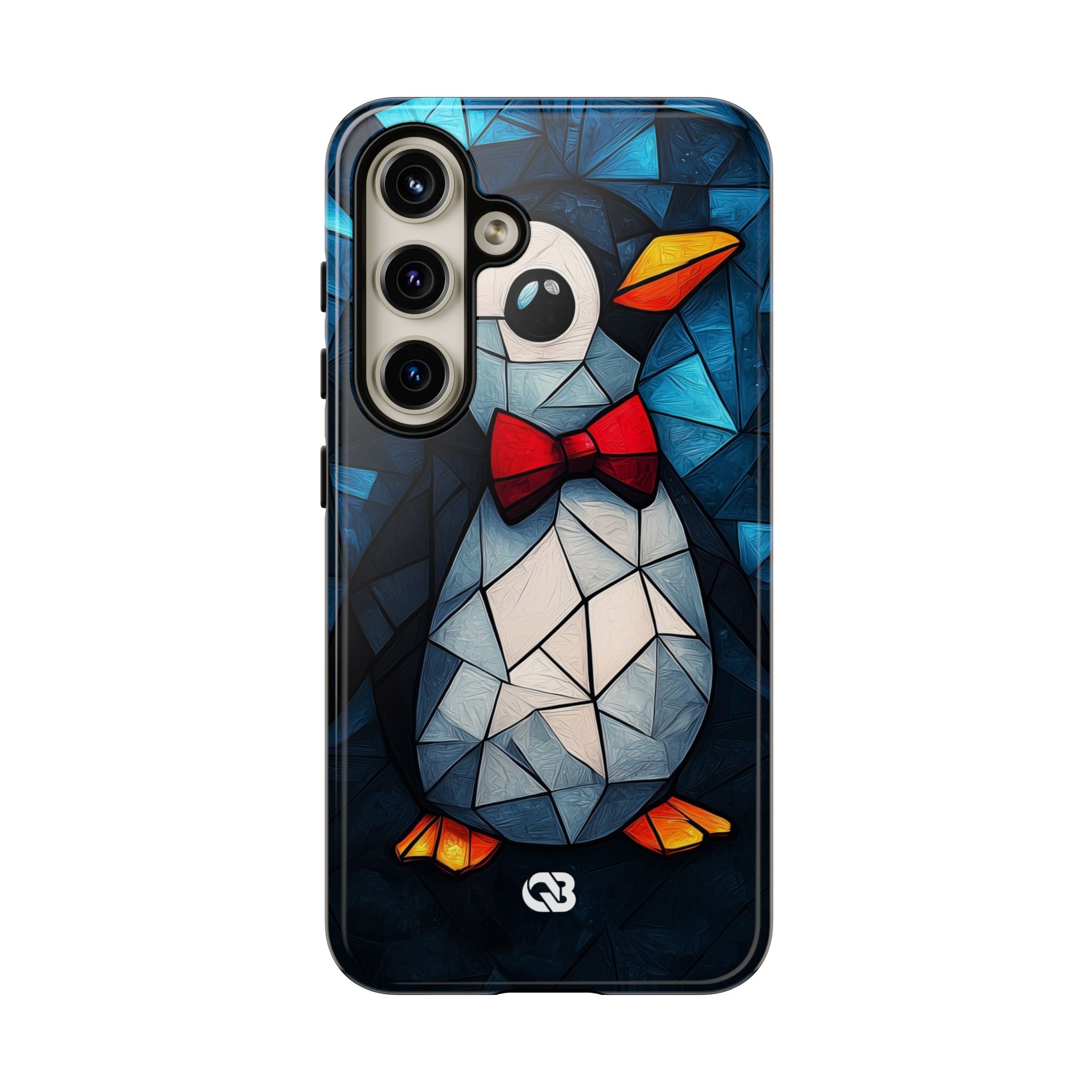 Mosaic Bowtie Penguin · Tough Hoesje voor Samsung