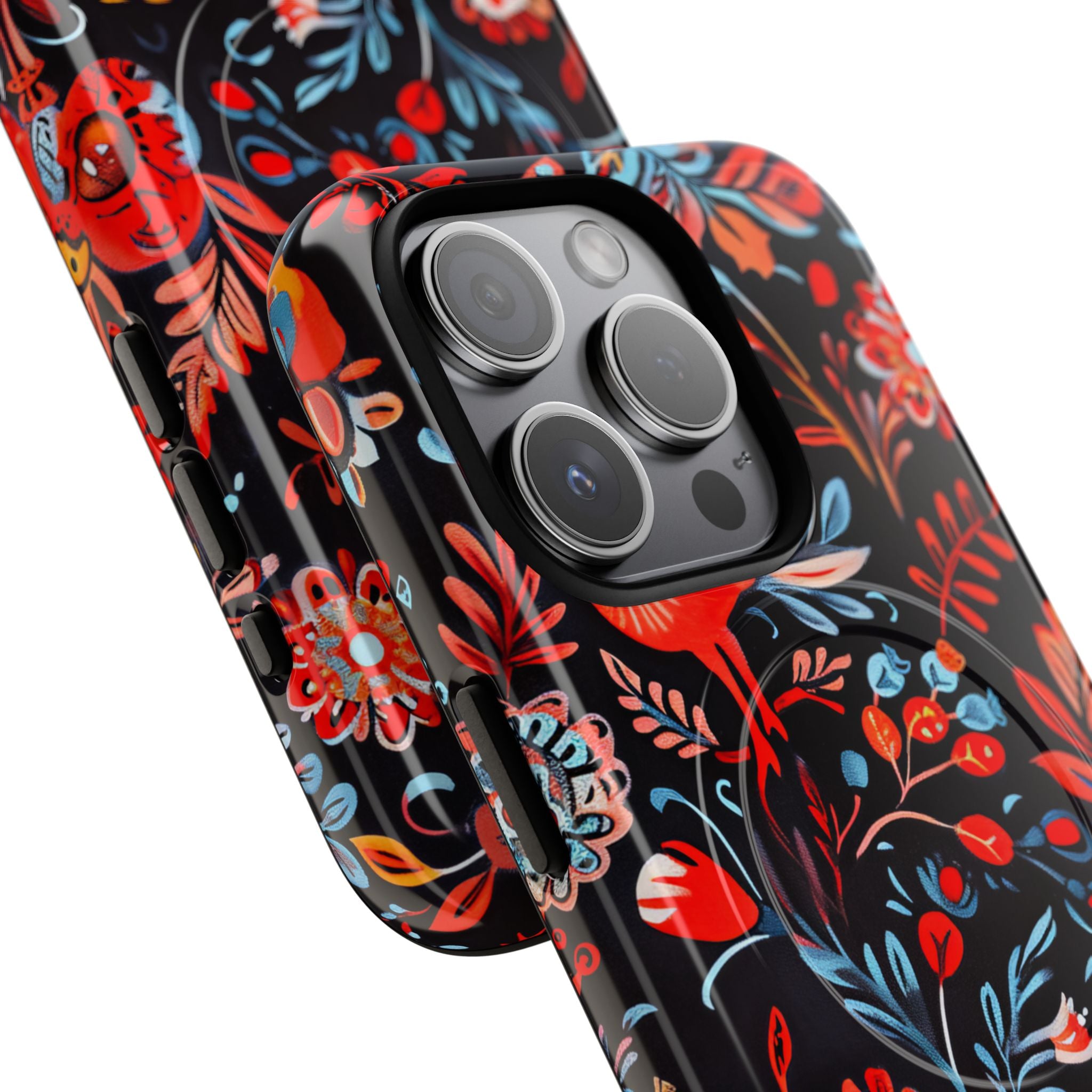 Vivid Birdscape iPhone 15 Pro Case - Tough+