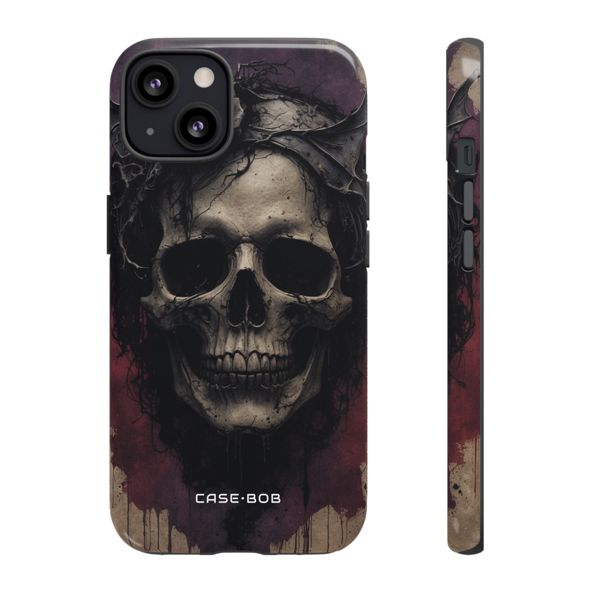 Gothic Skull Crown iPhone 13 Skal - Tough