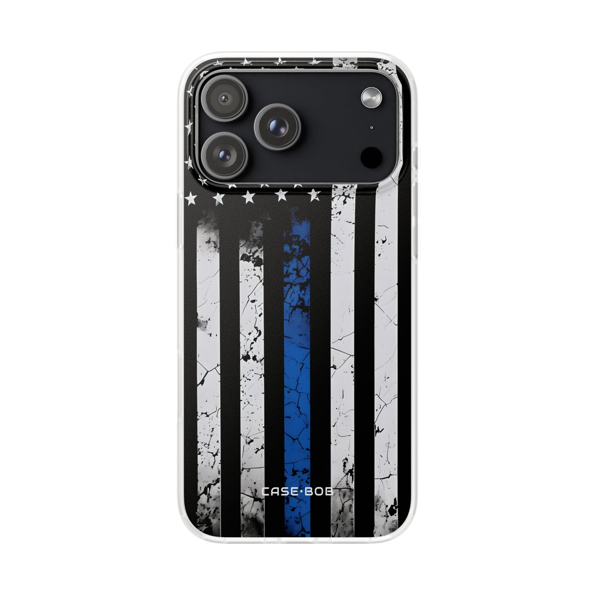 Blue Stripe Flag iPhone 17 Pro Max Case - Soft - CASE•BOB