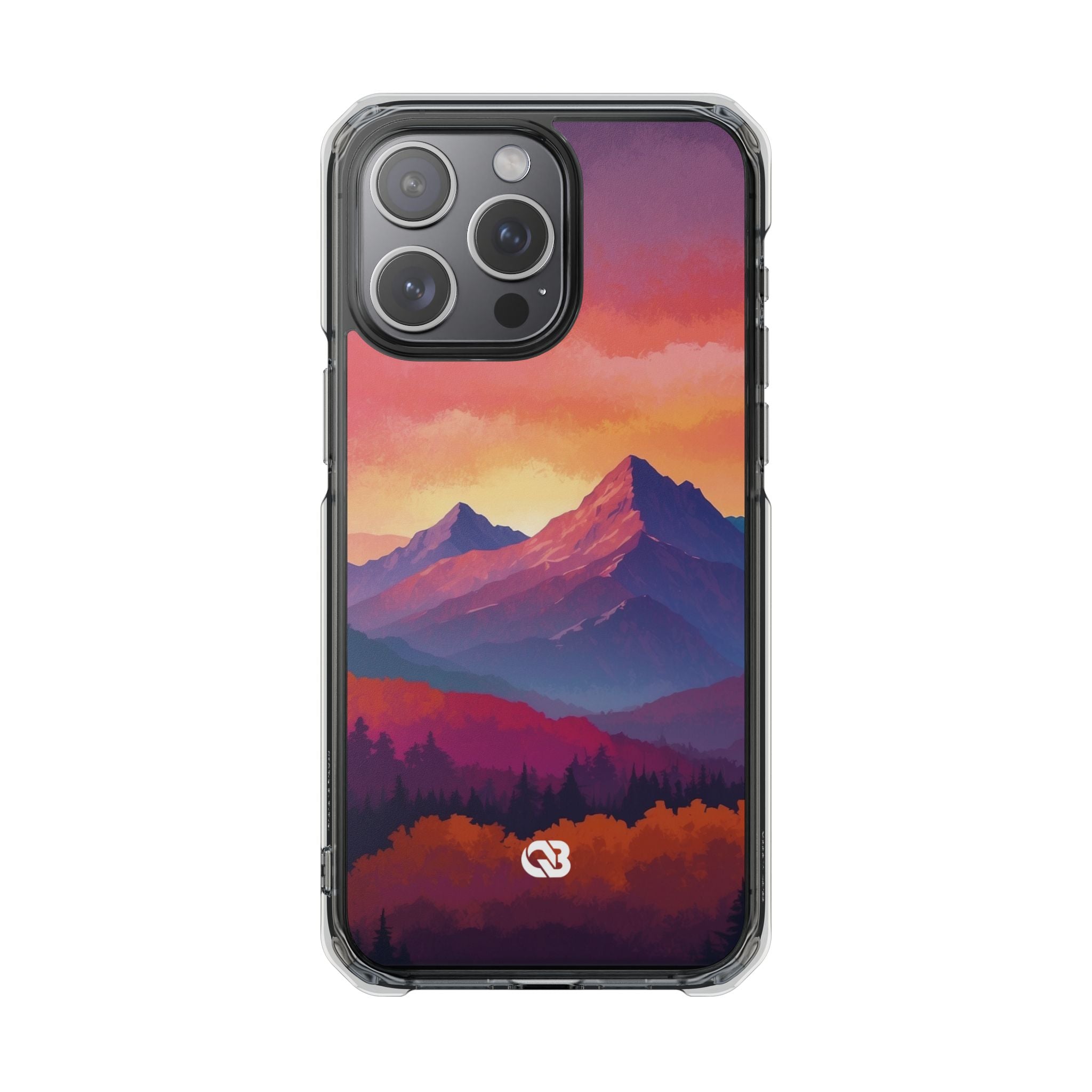 Crimson Mountain Dusk · Impact Handyhülle für iPhone · Magsafe