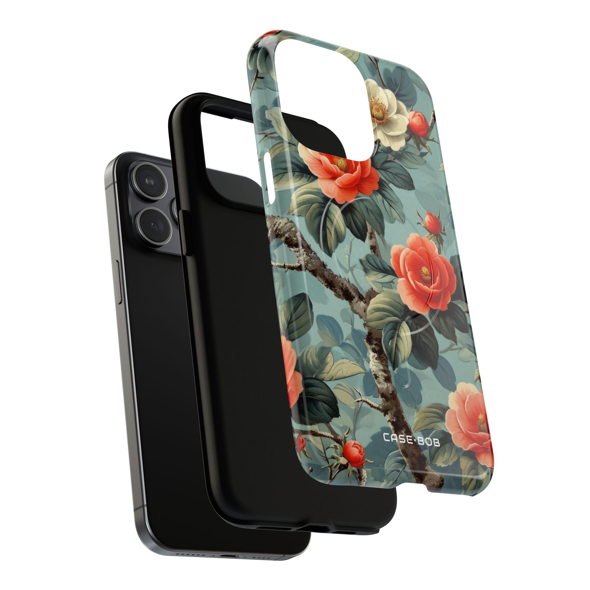 Coral Bloom iPhone 15 Pro Max Case - Tough+