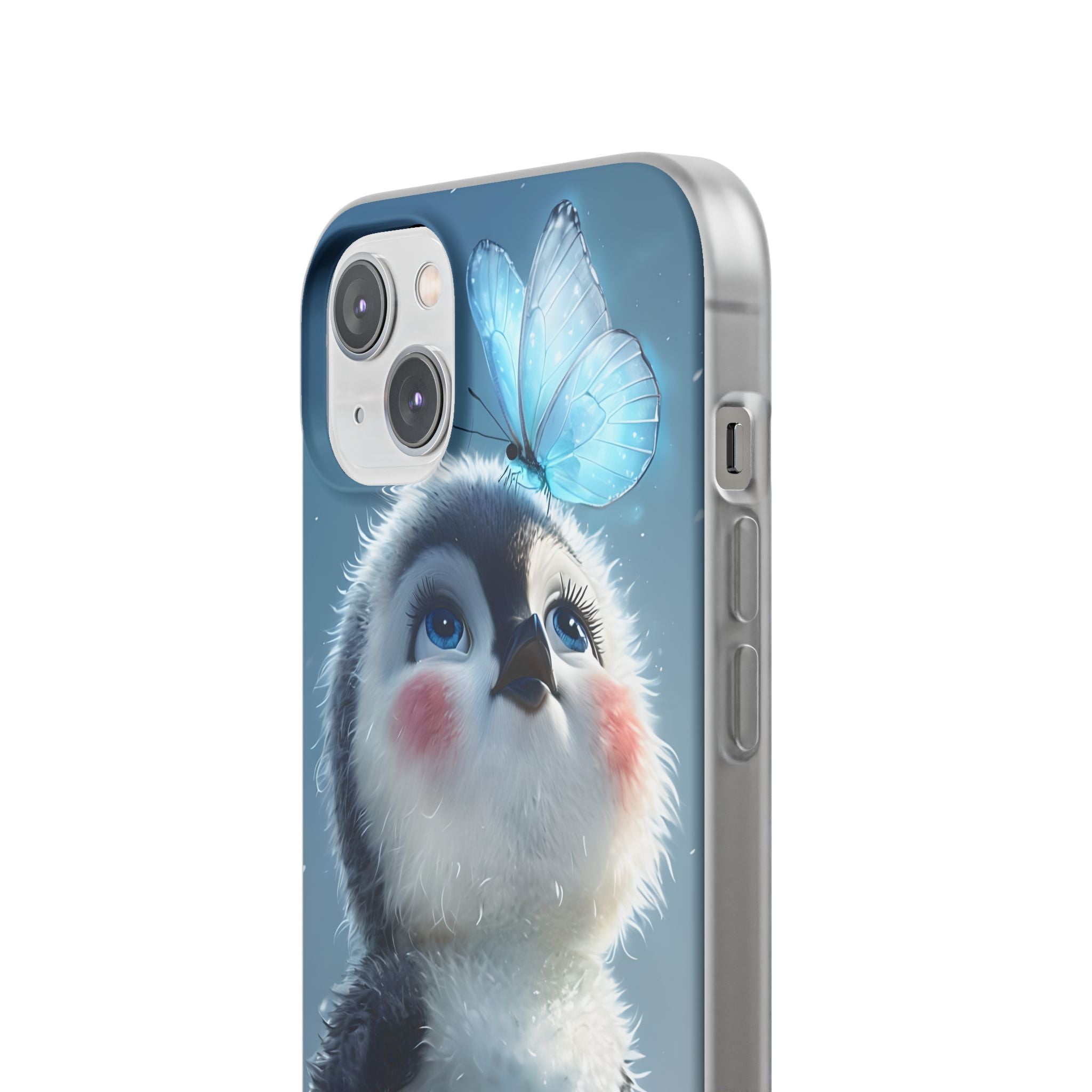Frosty Penguin Glow · Soft Coque de téléphone pour iPhone