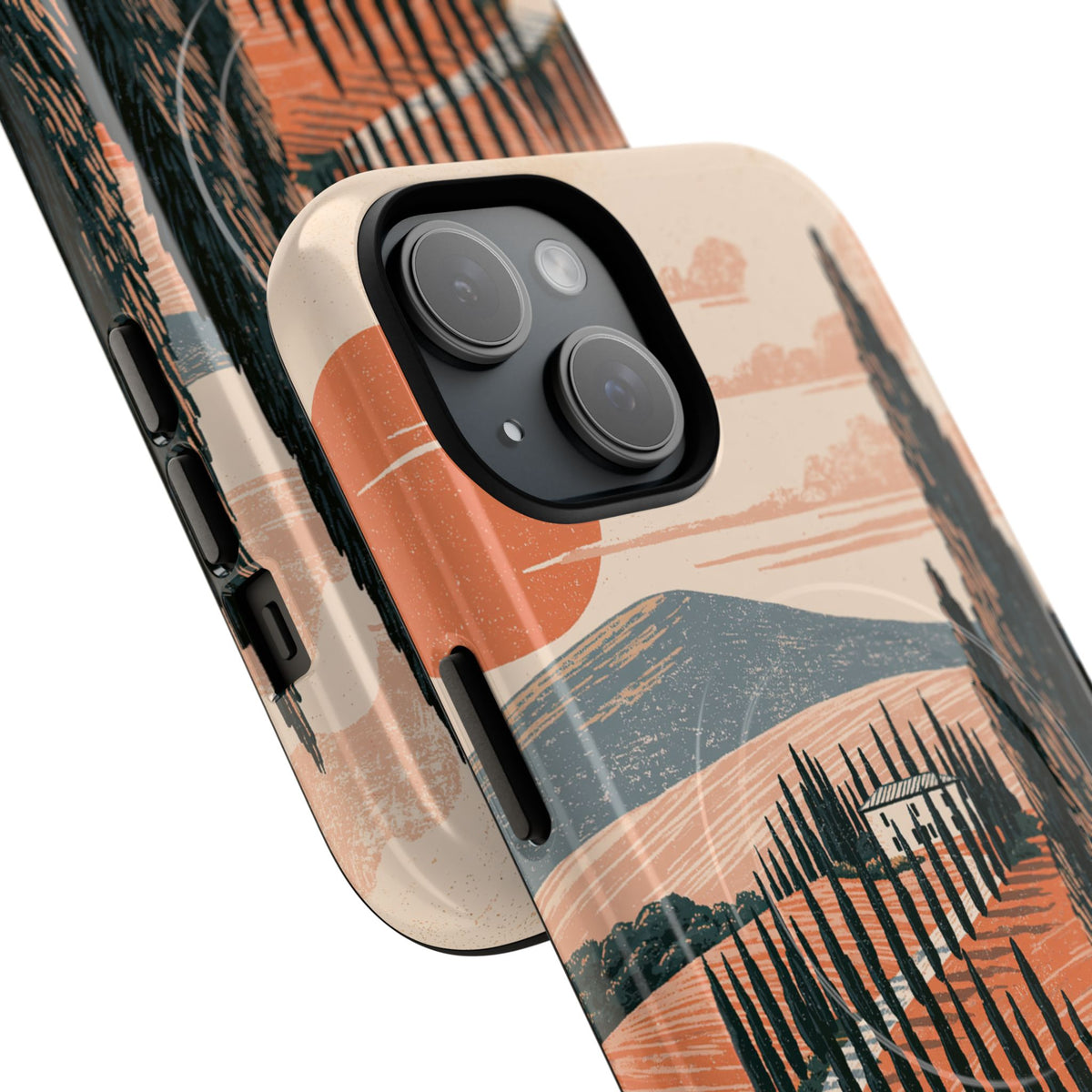 Orange Tough 2.0 Magsafe Phone Case for iPhone - Terracotta Ridge Trail