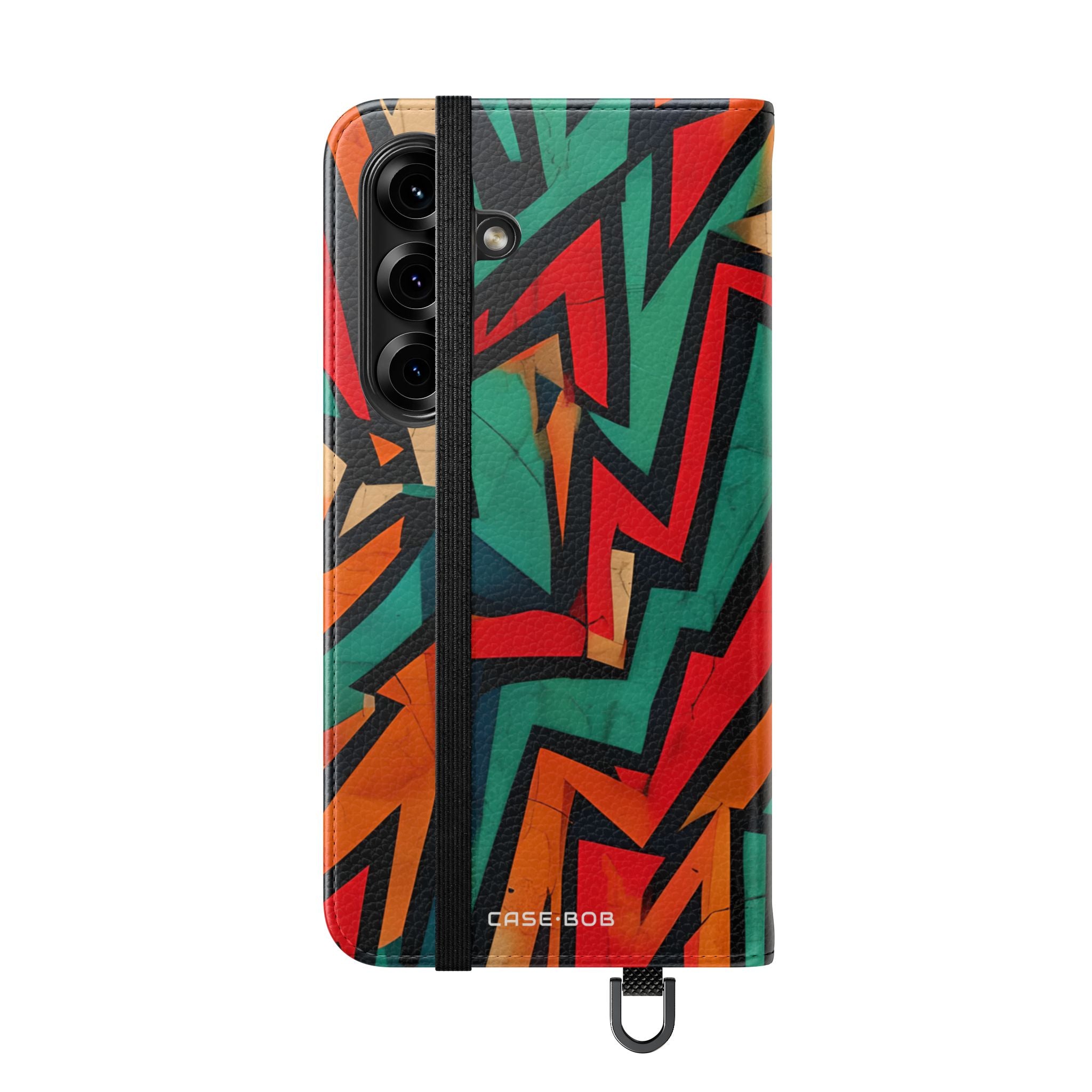 Jagged Flame - Samsung S25 Case - Wallet