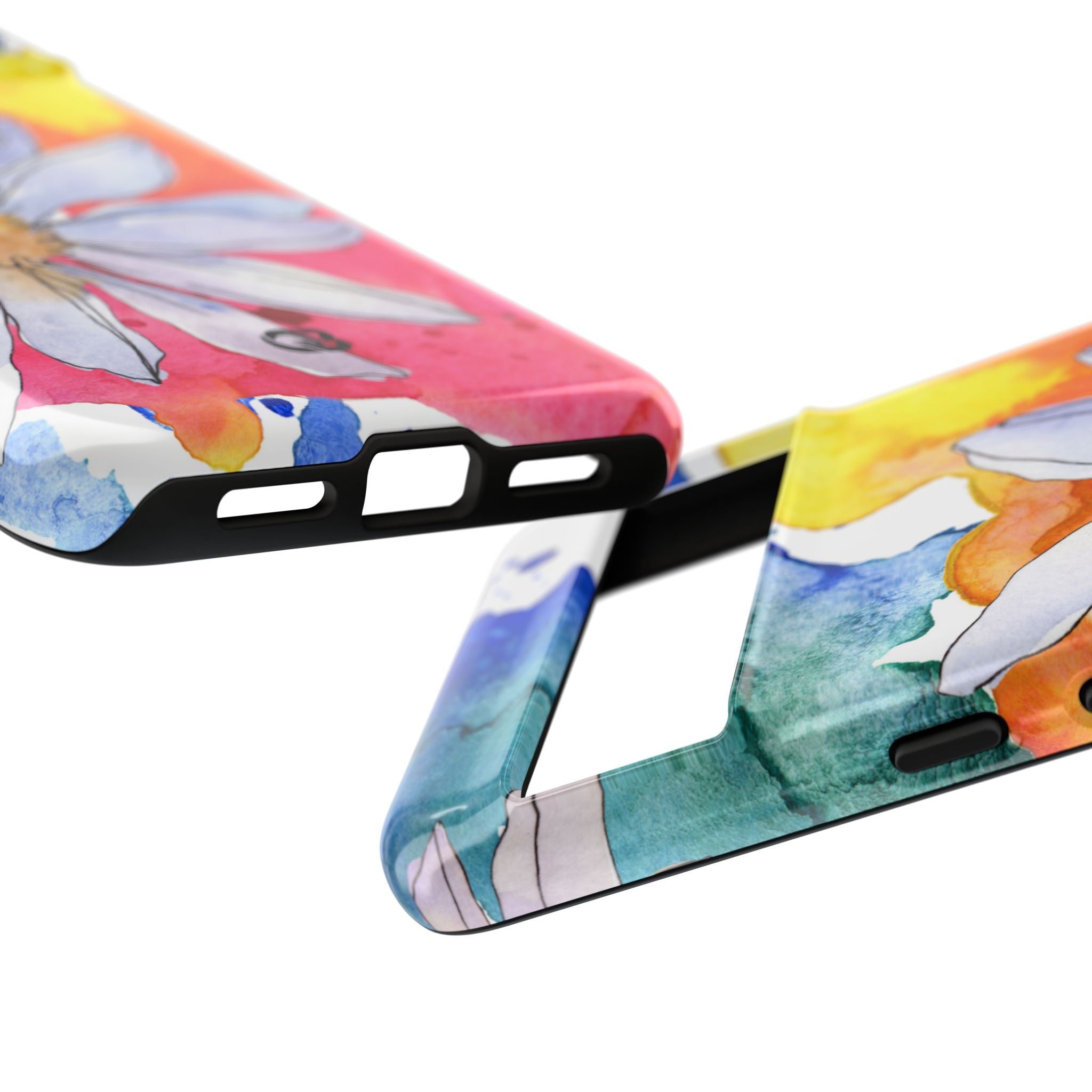 Vivid Bloom Splatter · Tough Phone Case for Google Pixel