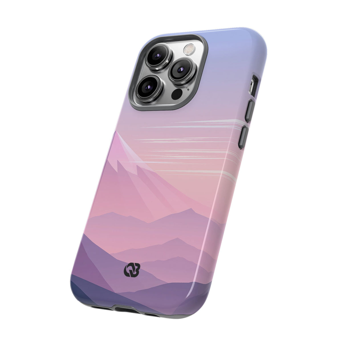 Alpine Twilight · Tough Phone Case for iPhone · Pink