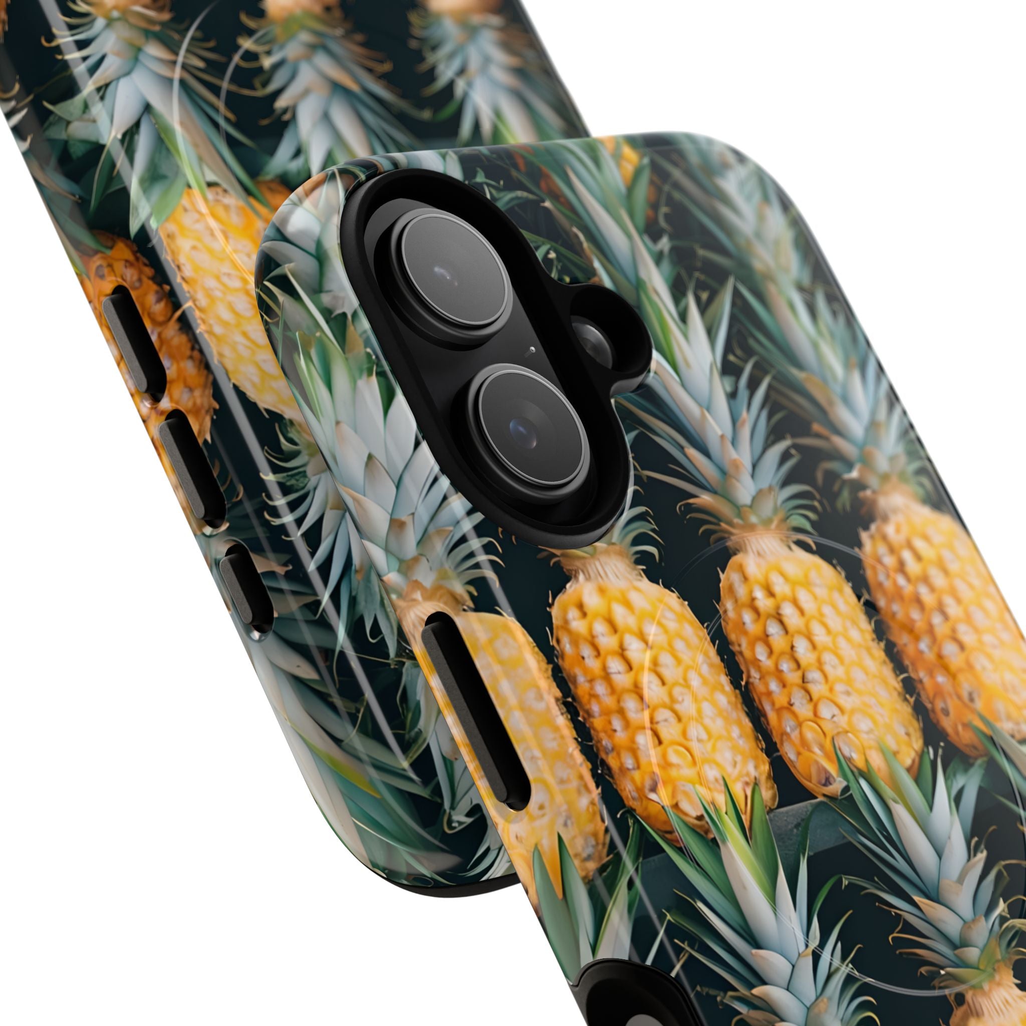 Lignes d'ananas dorés