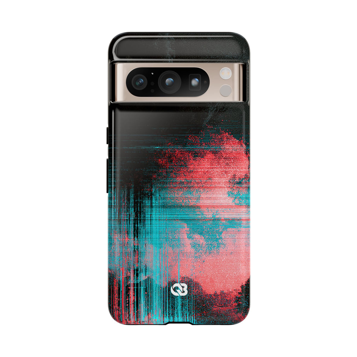 Digital Signal Drift · Tough Phone Case for Pixel · Black