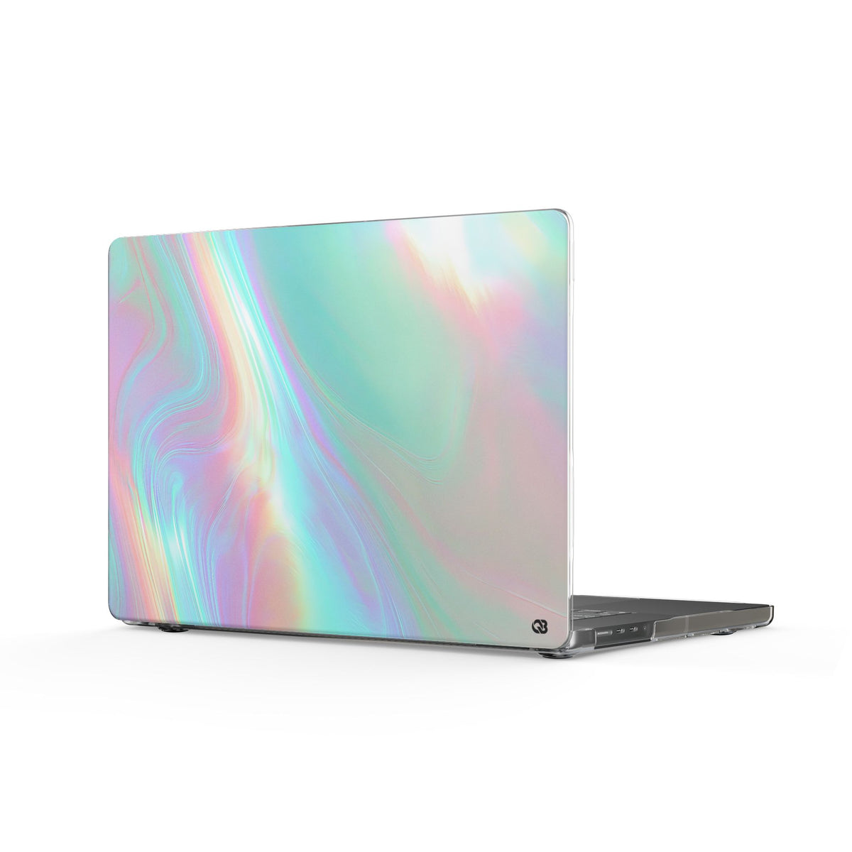 Prismatic Liquid Light · Clear Hard Case for MacBook · Teal