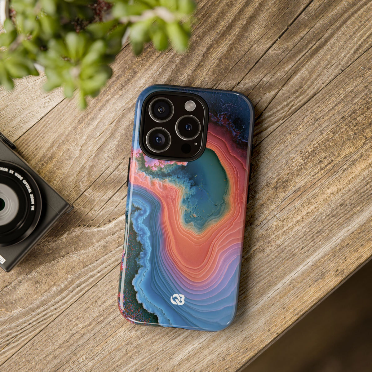 Luminous Resonance · Tough Phone Case for iPhone · Blue