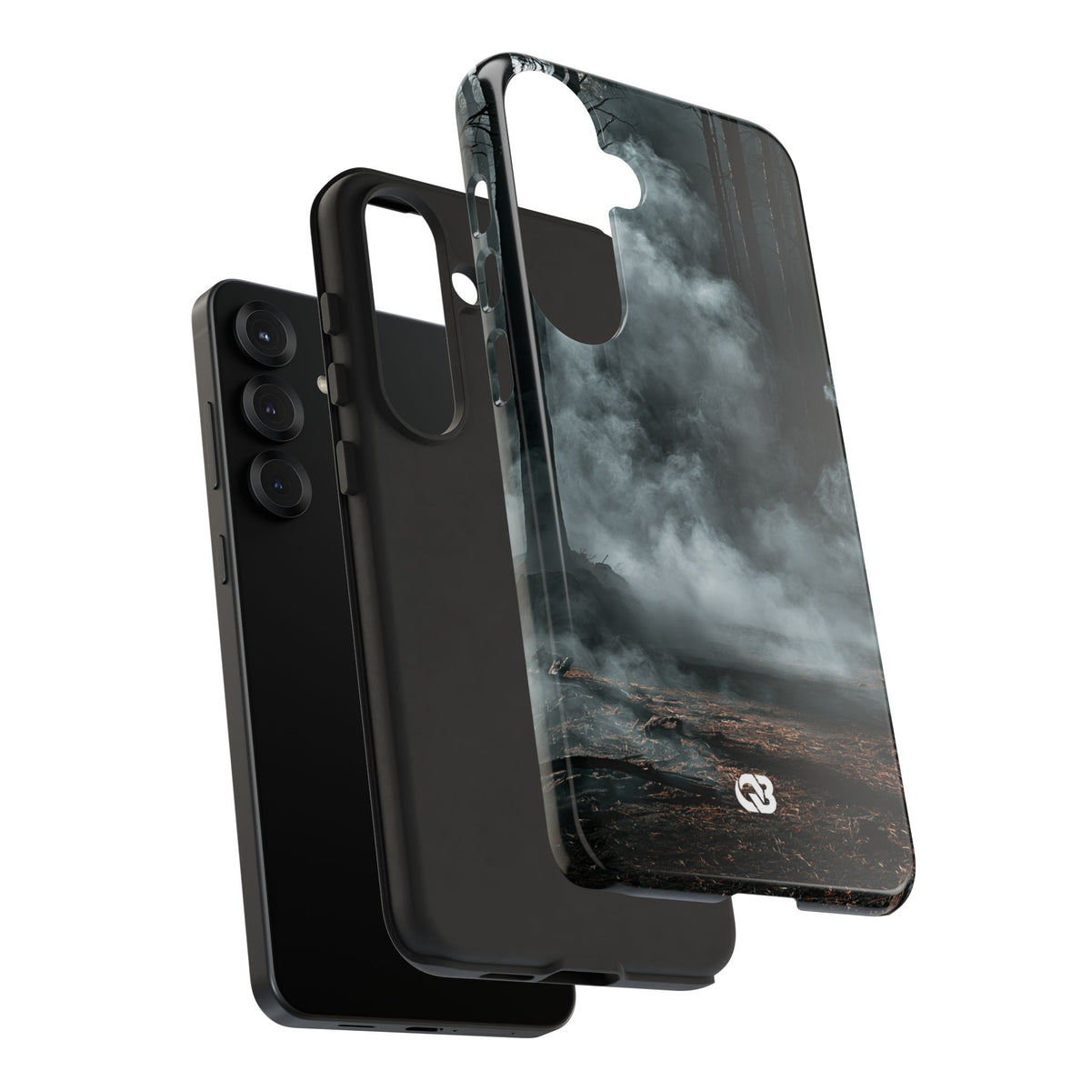 Shadowed Pine Mist · Tough Phone Case for Samsung · Black