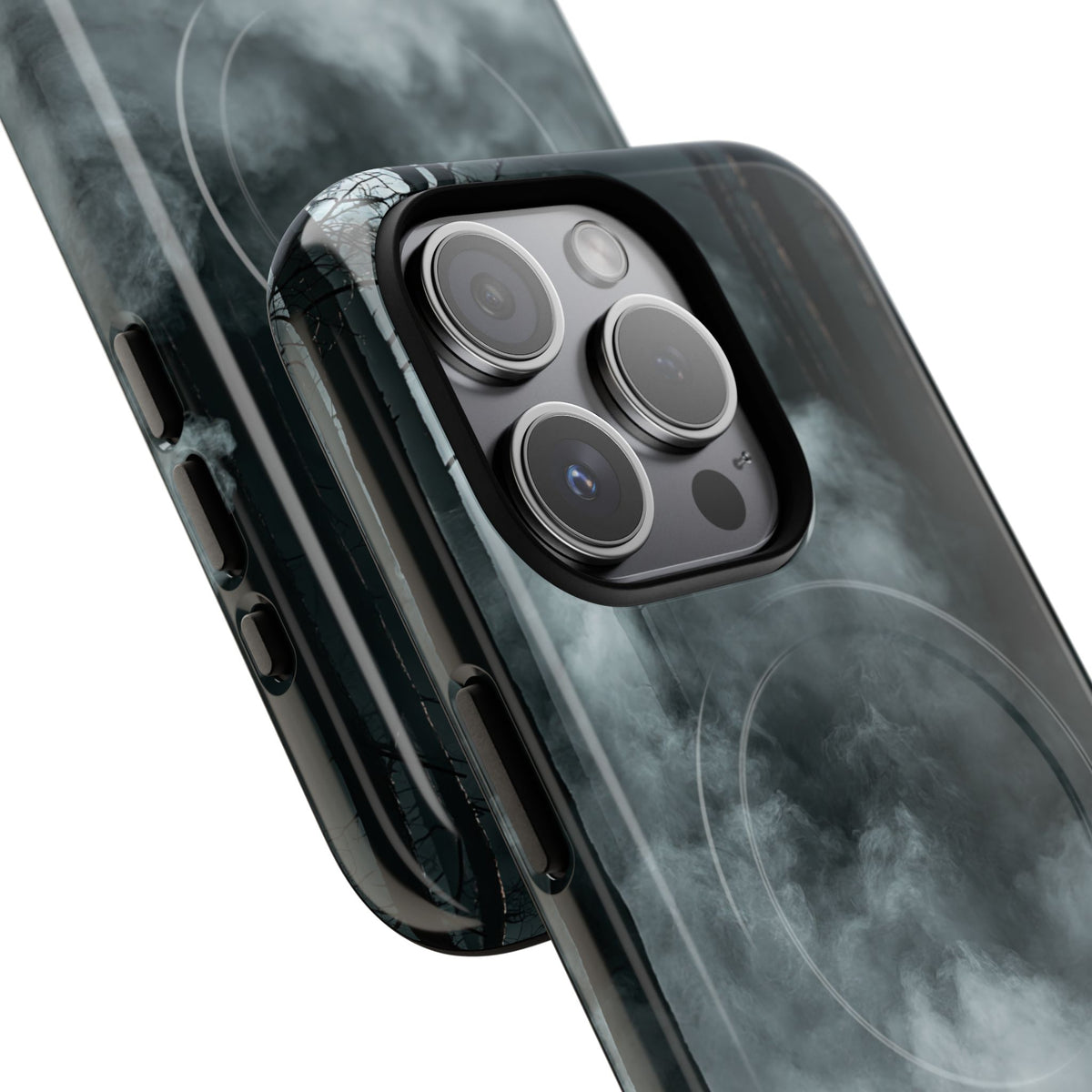 Shadowed Pine Mist · Tough 2.0 Magnetic Phone Case for iPhone · Black