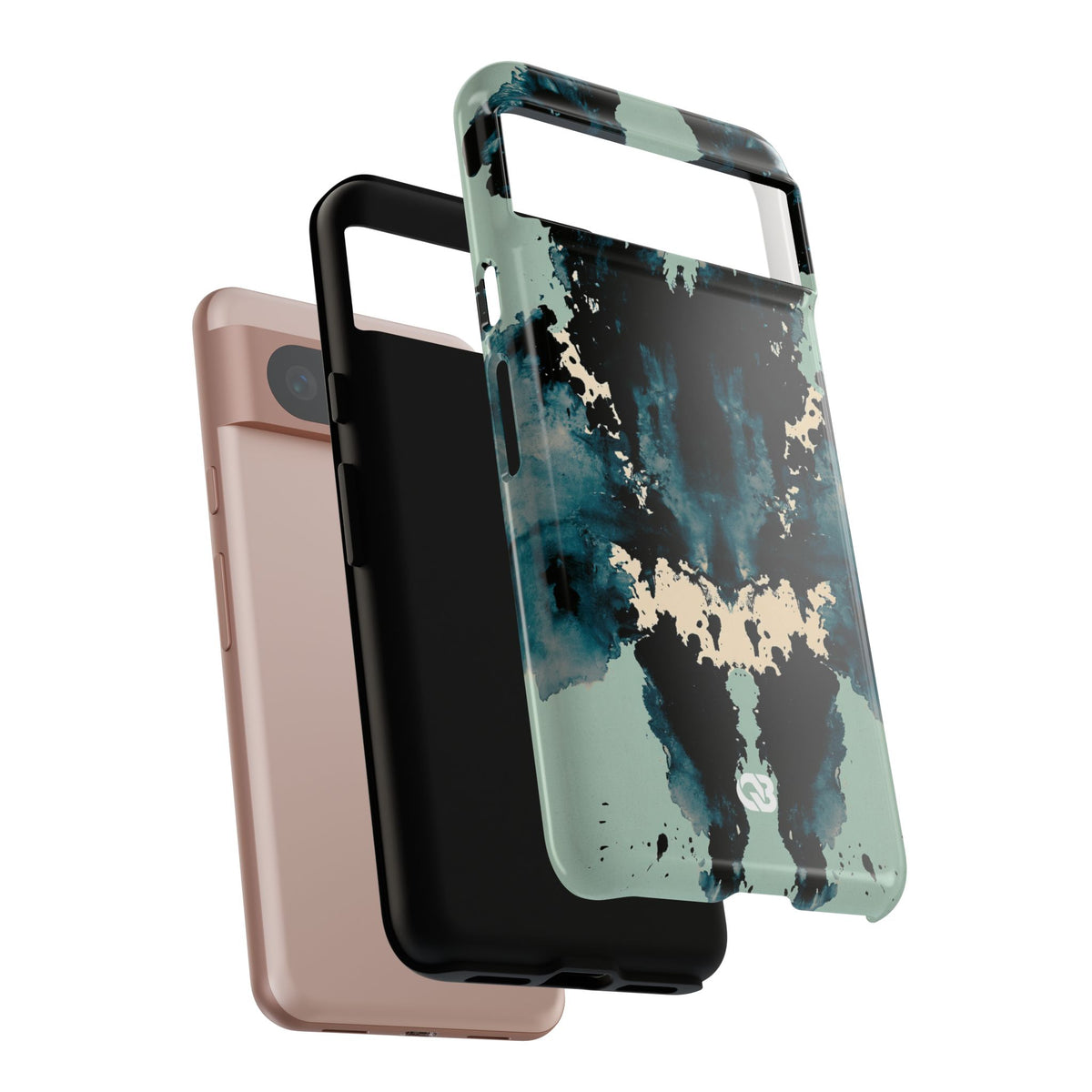 Rorschach Ink Void · Tough Phone Case for Pixel · Black