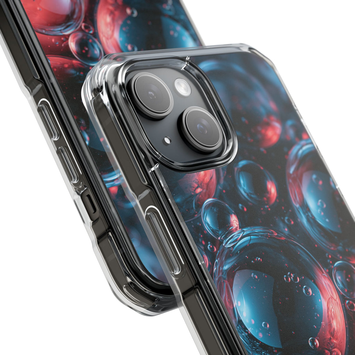 Aqua Gel Spheres · Clear Impact Magnetic Phone Case for iPhone · Blue