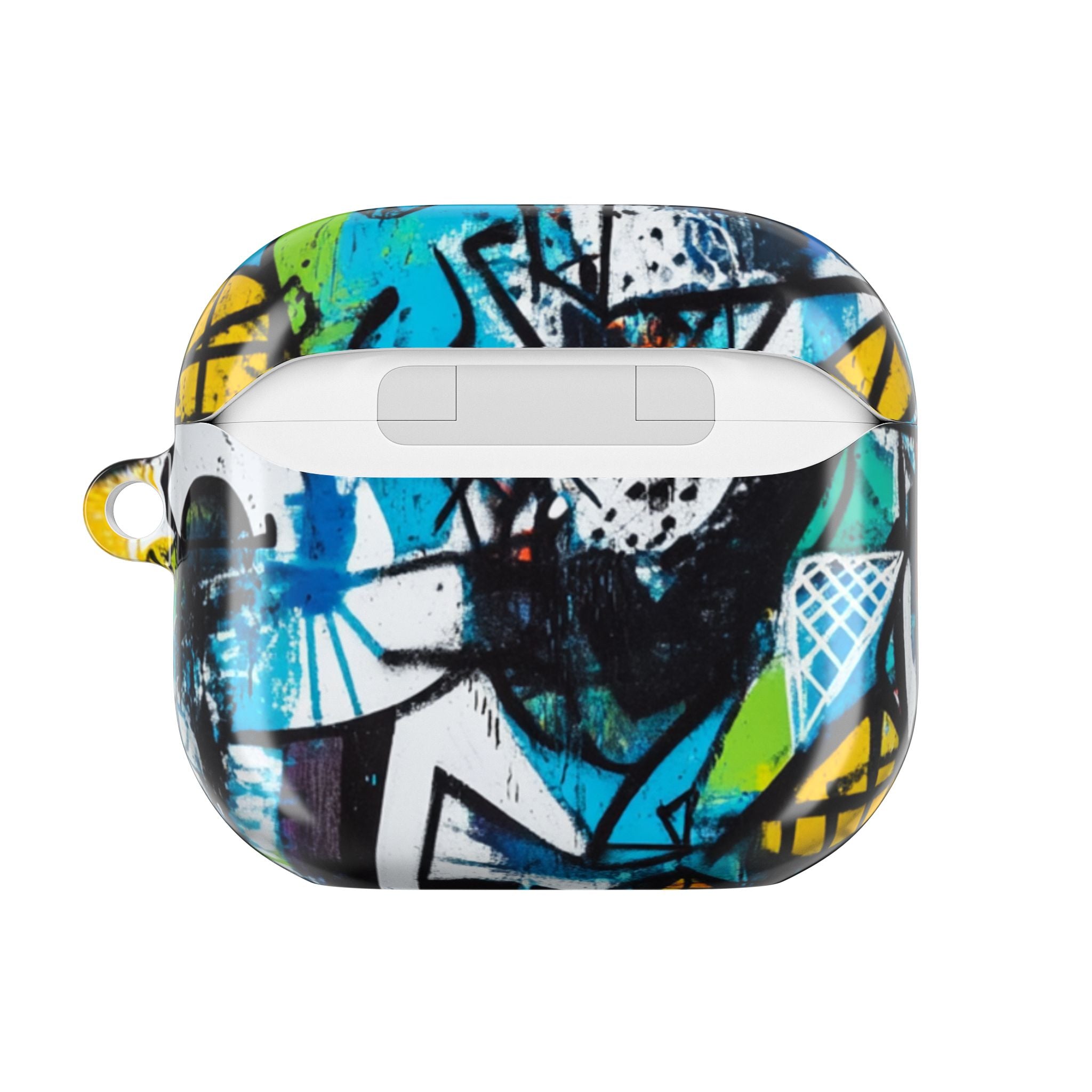 Bold Shapes Blauw - AirPods Case