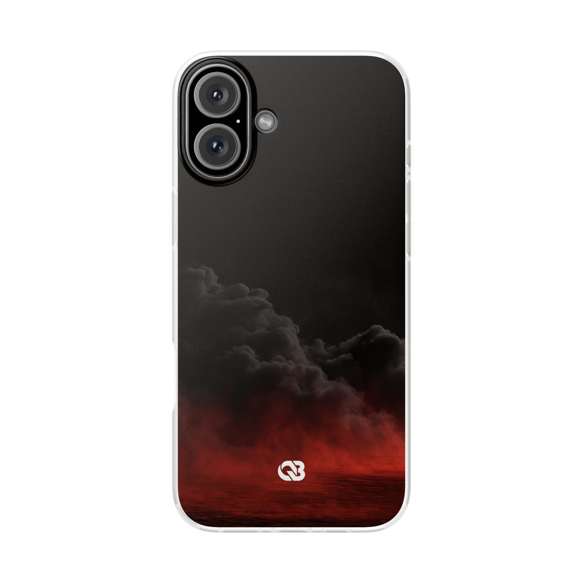 Crimson Fog Void · Lite Phone Case for iPhone · Black