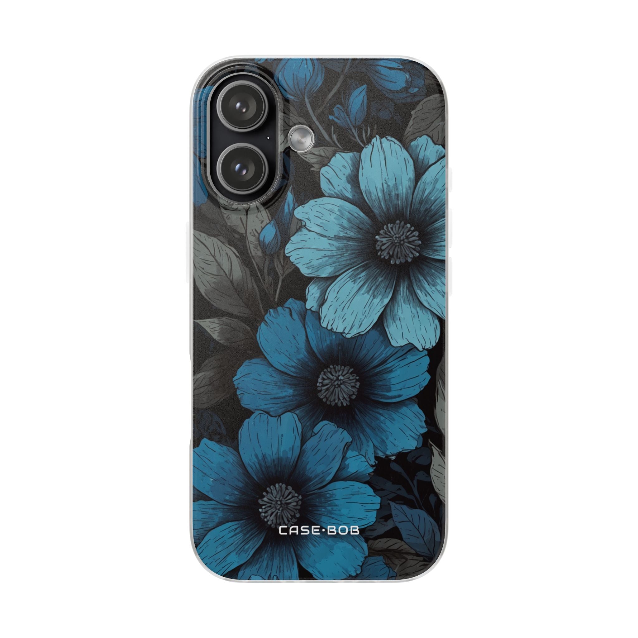Blue Petal Radiance iPhone 17 Case - Soft - CASE•BOB