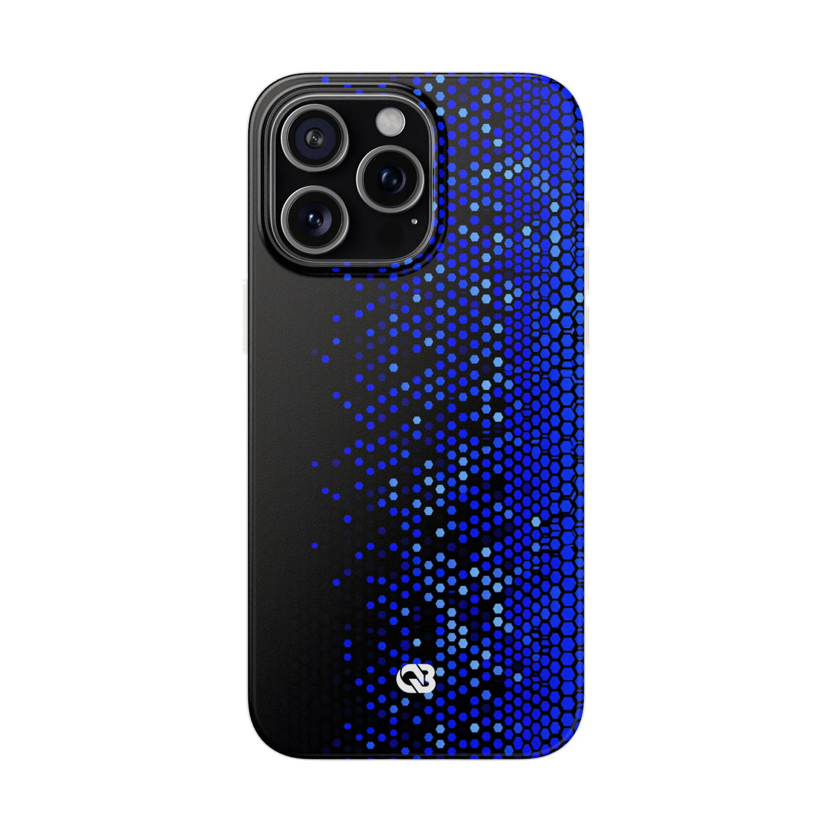 Cobalt Hex Dispersion · Lite Phone Case for iPhone · Blue
