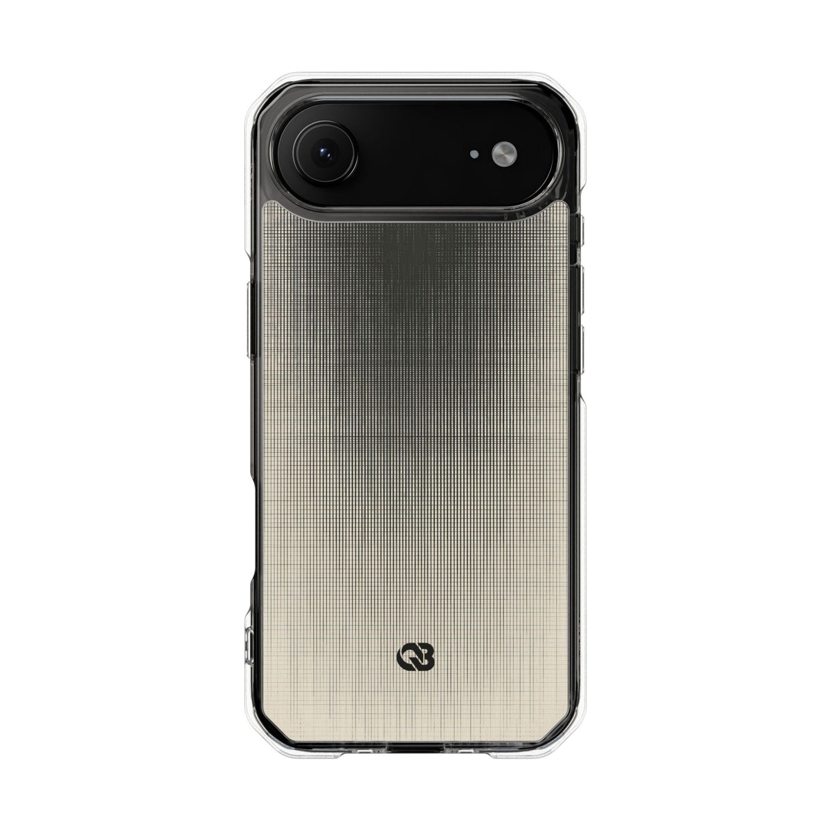 Convergence Grid · Clear Impact Magnetic Phone Case for iPhone · Black