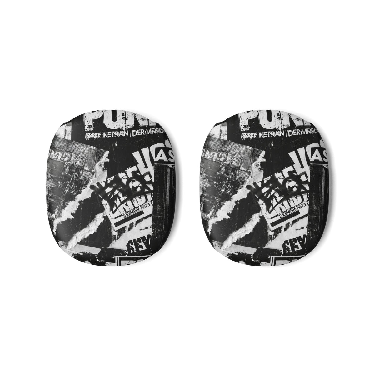 Underground Punk Collage · Hard Case for AirPods Max · Black