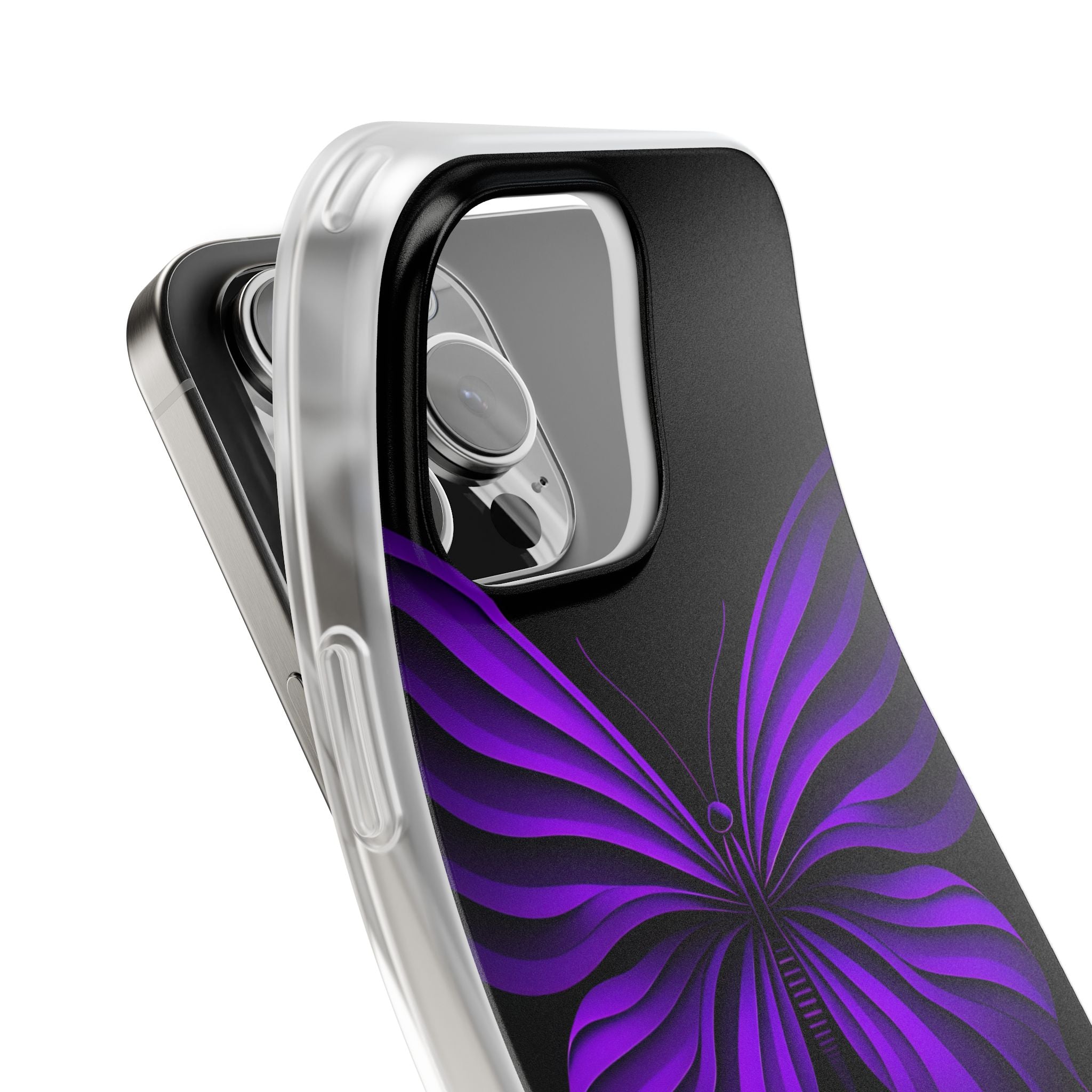 Violet Monarch iPhone 16 Pro Max Case - Soft