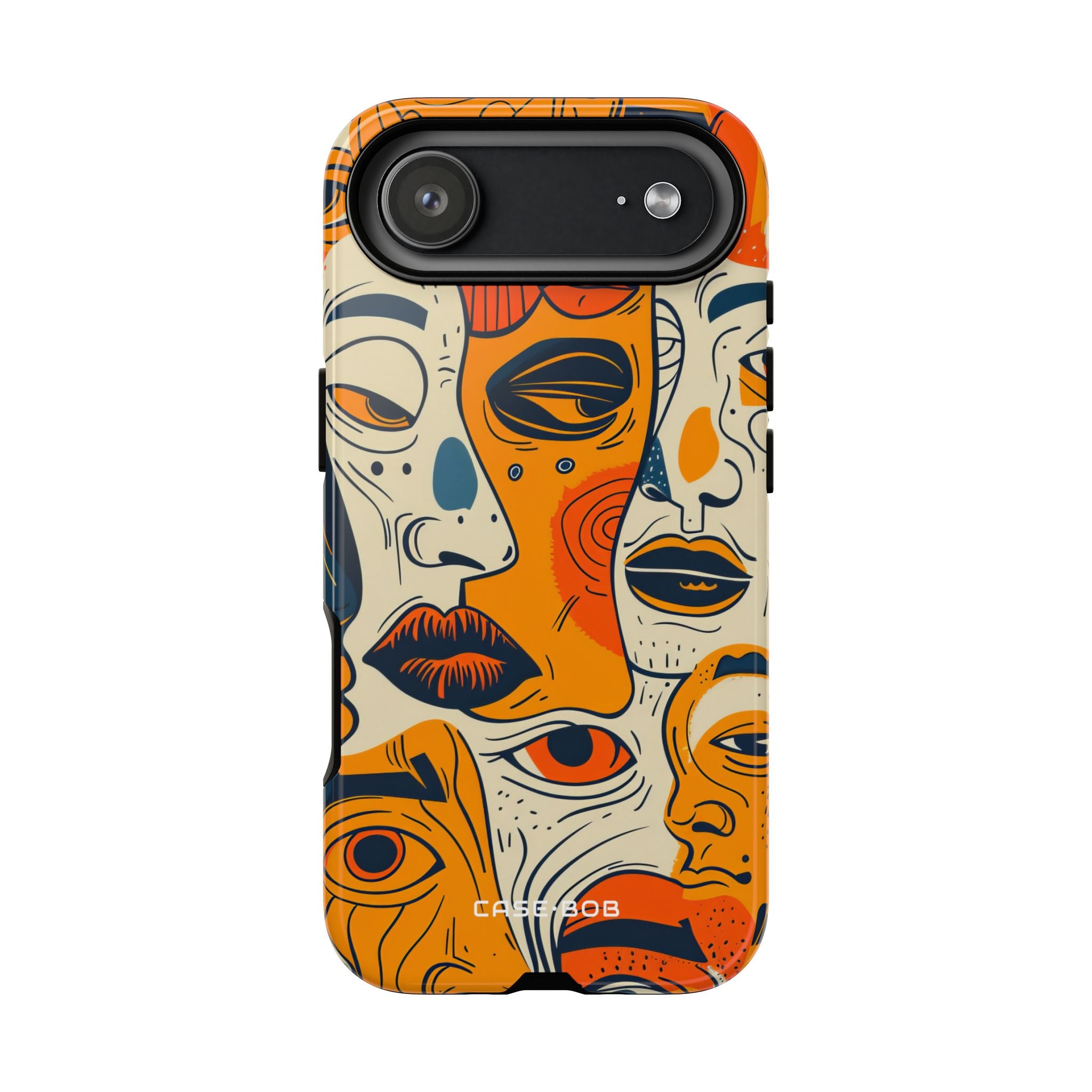Tangled Faces Sunset iPhone 17 Air Case - Tough - CASE•BOB