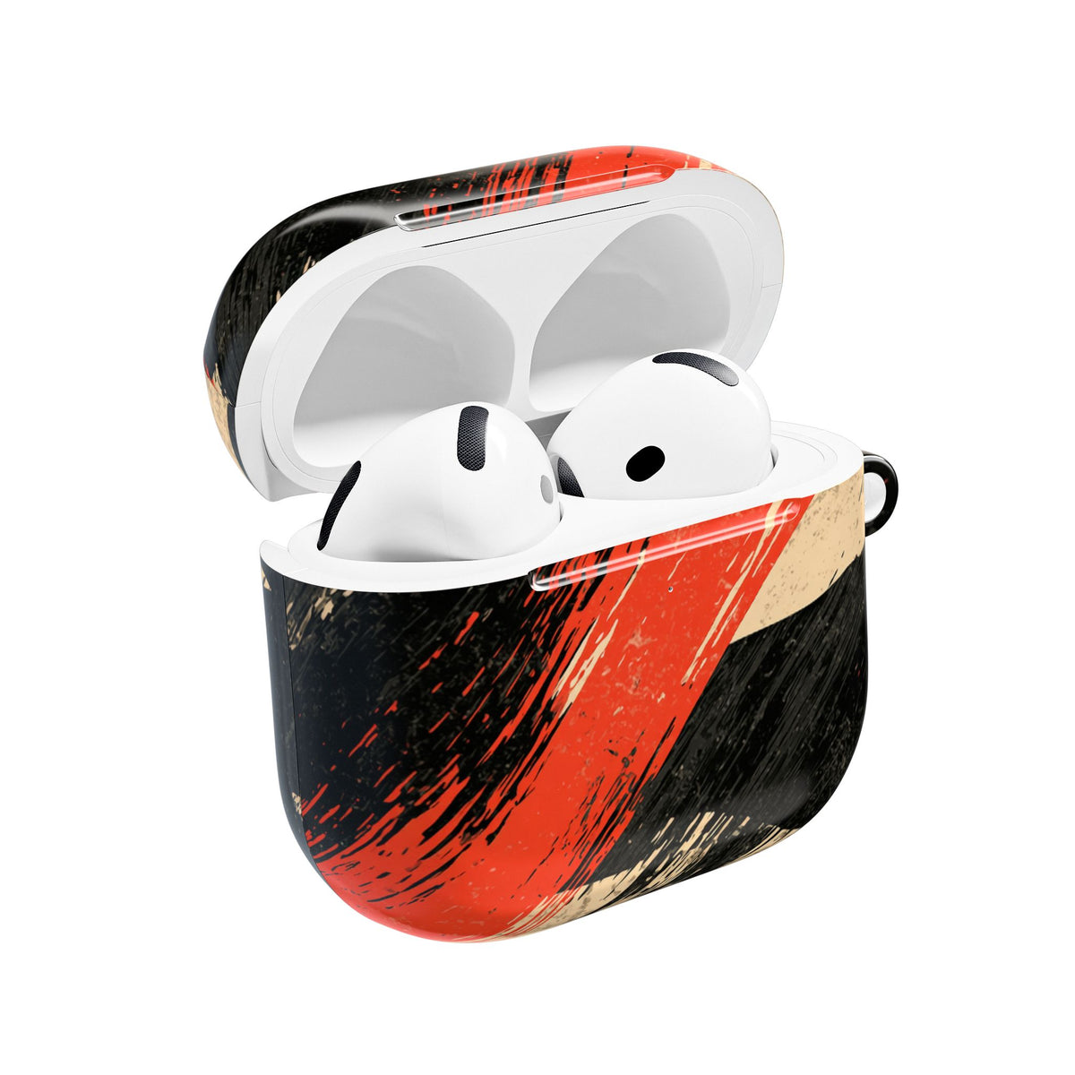 Urban Slash Camo · Hard Case for AirPods & AirPods Pro · Black