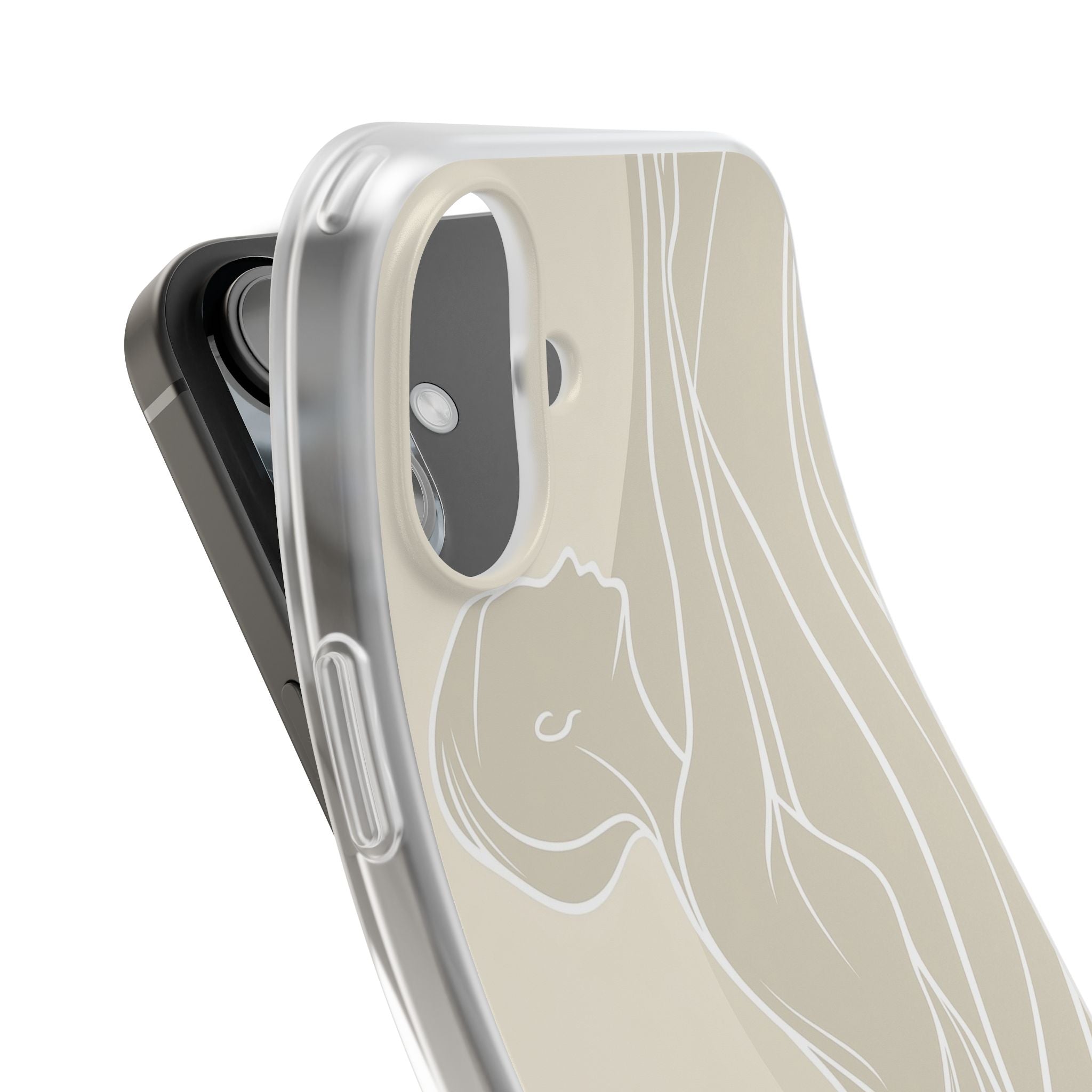 Ethereal Sand Silhouette · Soft Coque de téléphone pour iPhone