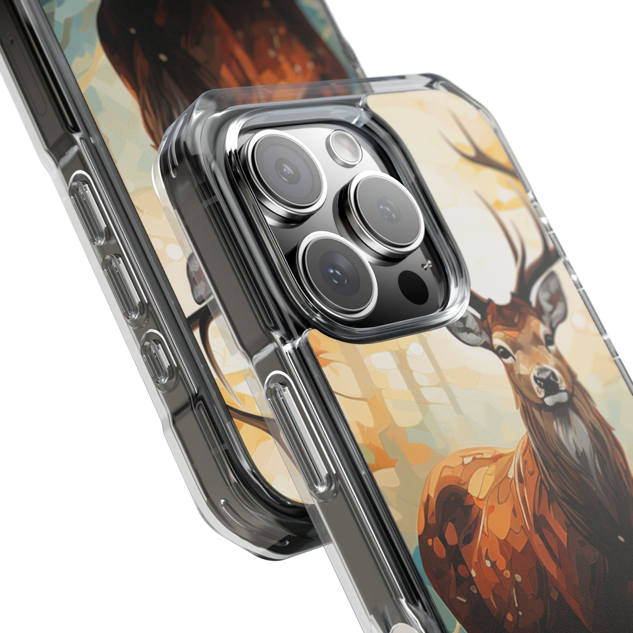 Glowing Stag iPhone 16 Pro Case - Impact - CASE•BOB