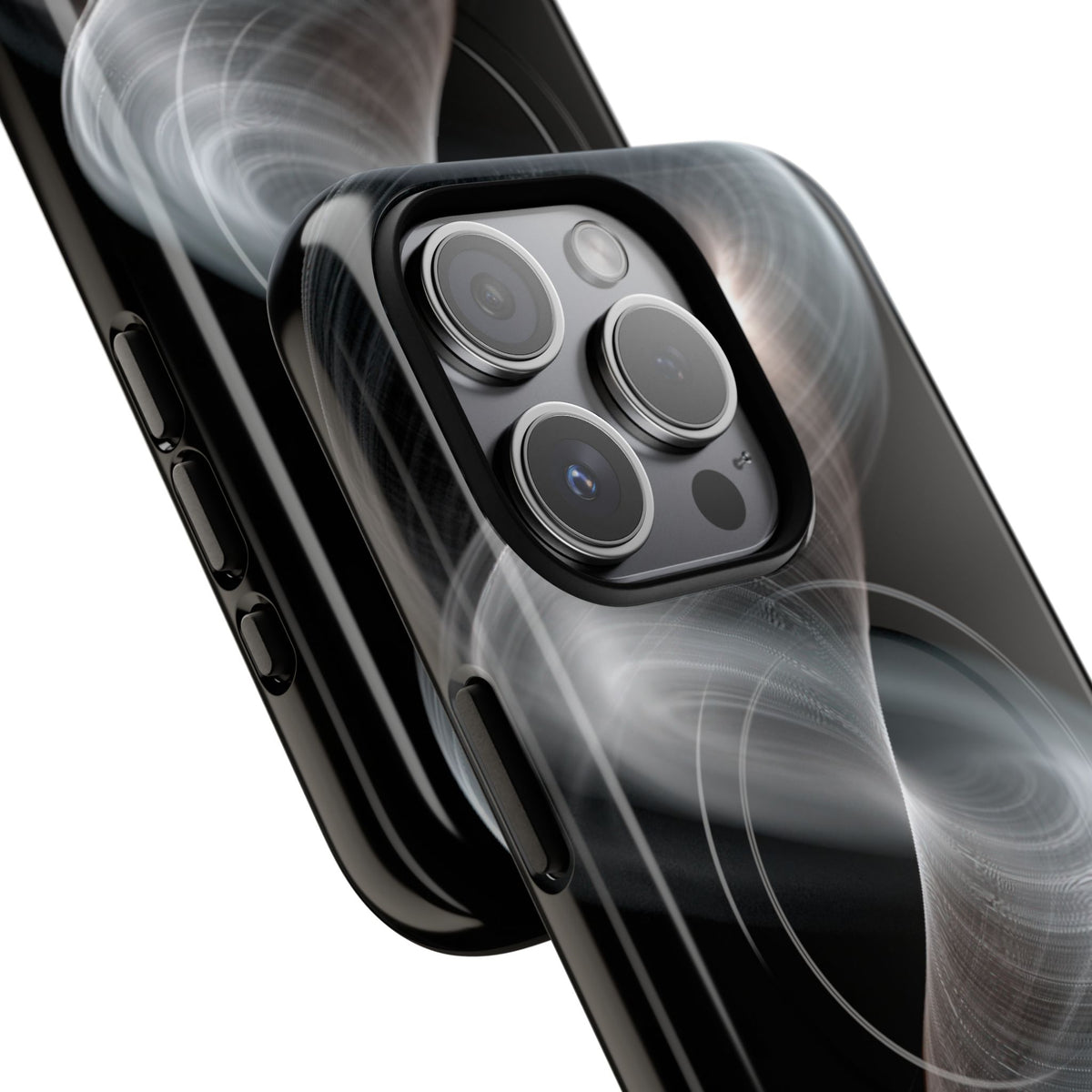 Luminous Vortex · Tough 2.0 Magnetic Phone Case for iPhone · Black